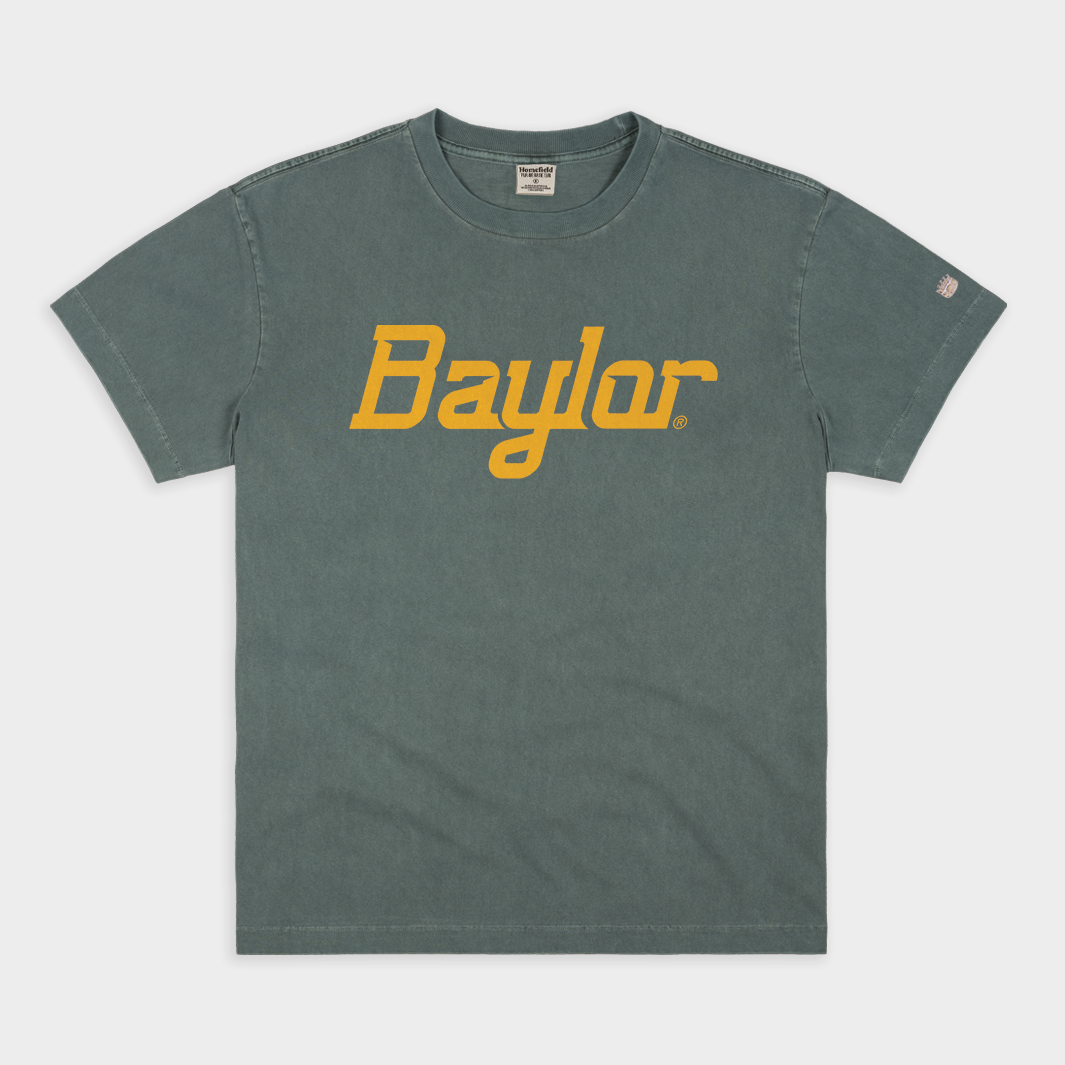 Baylor Script Vintage Heavyweight Tee Hoodie, Sweatshirt | CoreVibeTees.com (Image 1)