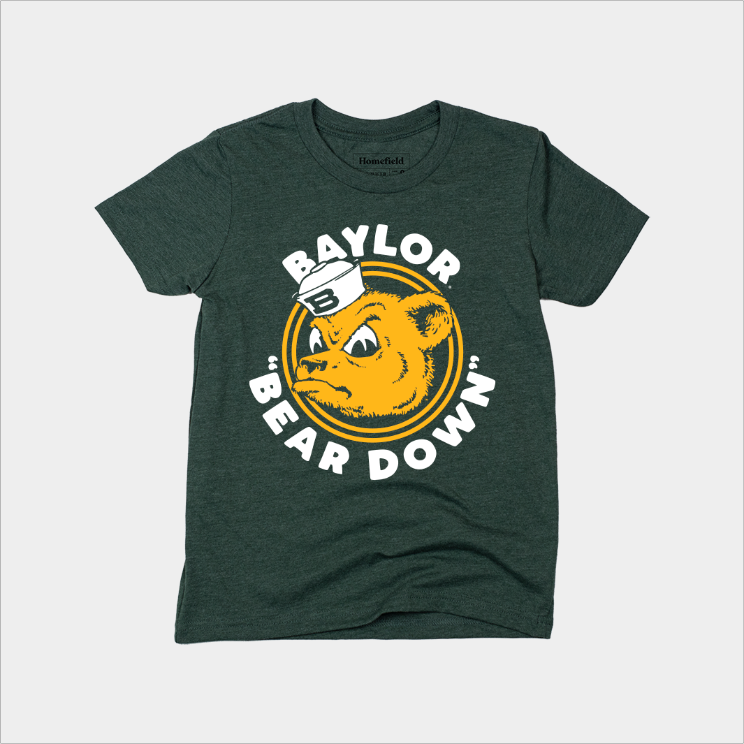 Baylor "Bear Down" Youth Tee Hoodie, Sweatshirt | CoreVibeTees.com