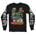 Rat Fink Collage Long Sleeve Shirt Hoodie, Sweatshirt | CoreVibeTees.com (Image 1)