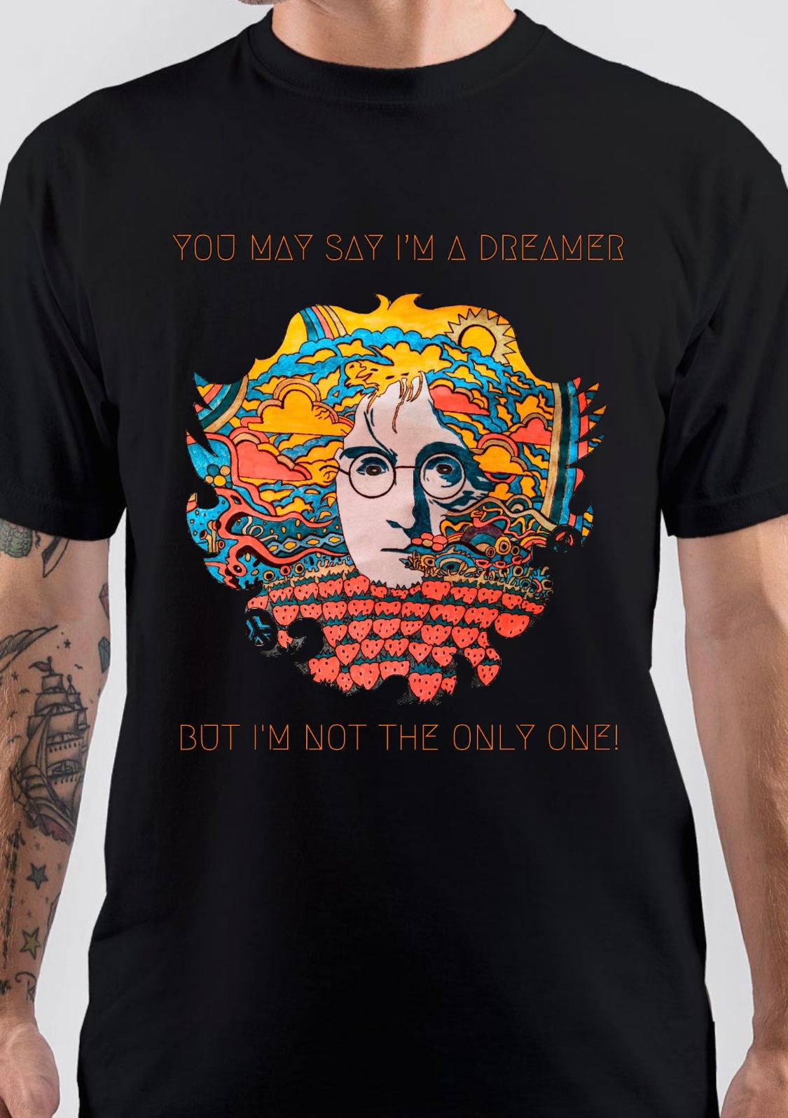 John Lennon Dreamer T-Shirt Hoodie, Sweatshirt | CoreVibeTees.com