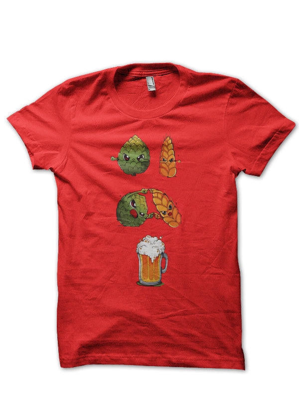 Beer Fusion Half Sleeve T-Shirt Hoodie, Sweatshirt | CoreVibeTees.com