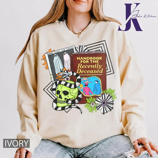 BEETLE JUICE COMFORT COLORS T SHIRT, BOOKISH COMFORT COLORS T SHIRT, HALLOWEEN COMFORT COLORS T SHIRT, GRAPHIC T SHIRT, T SHIRT FOR WOMEN Cotton Womenswear Tshirt