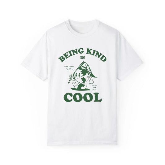 BEING KIND IS Cool Shirt, Be Kind T-Shirt, Kindness Tshirt, Be A Kind Human, Trendy Retro Shirt, Positive Message Shirt, Kind People Menswear Top