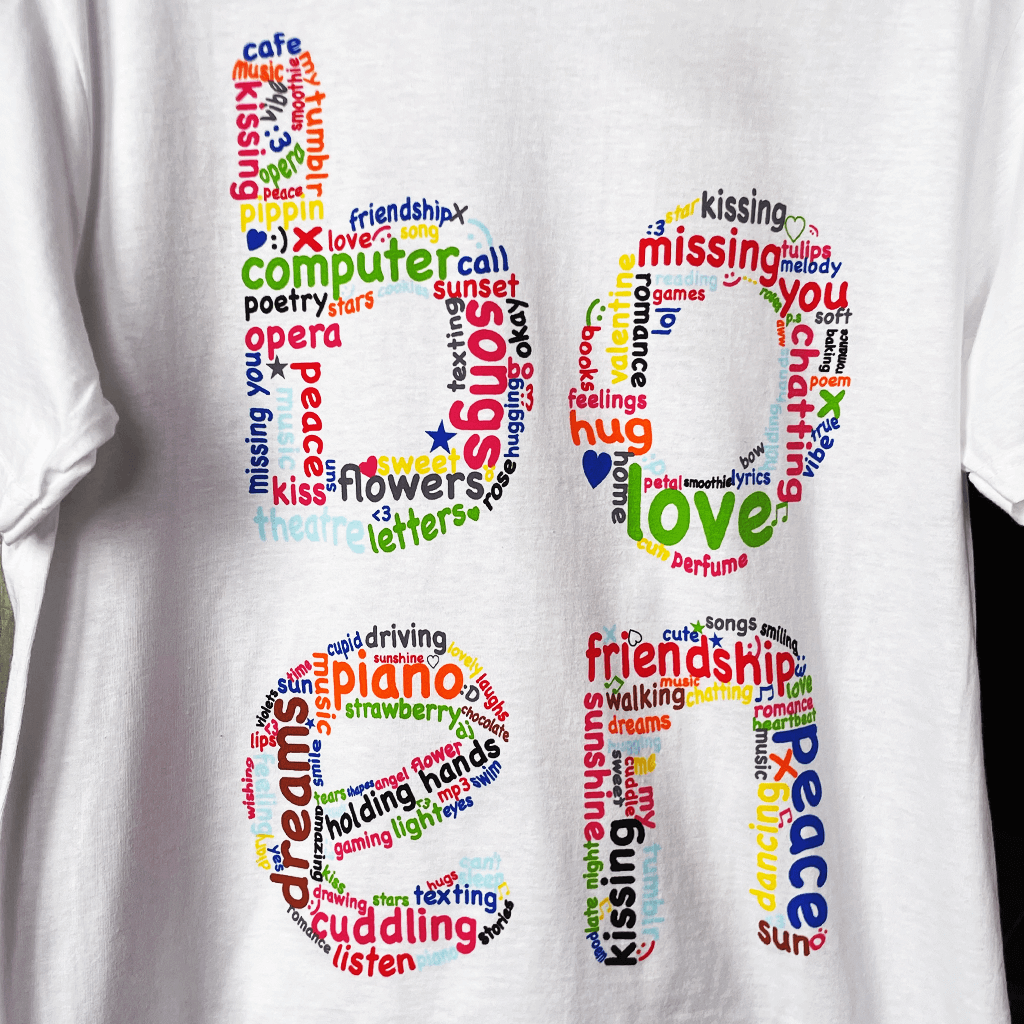 Word Cloud T-Shirt Hoodie, Sweatshirt | CoreVibeTees.com (Image 2)