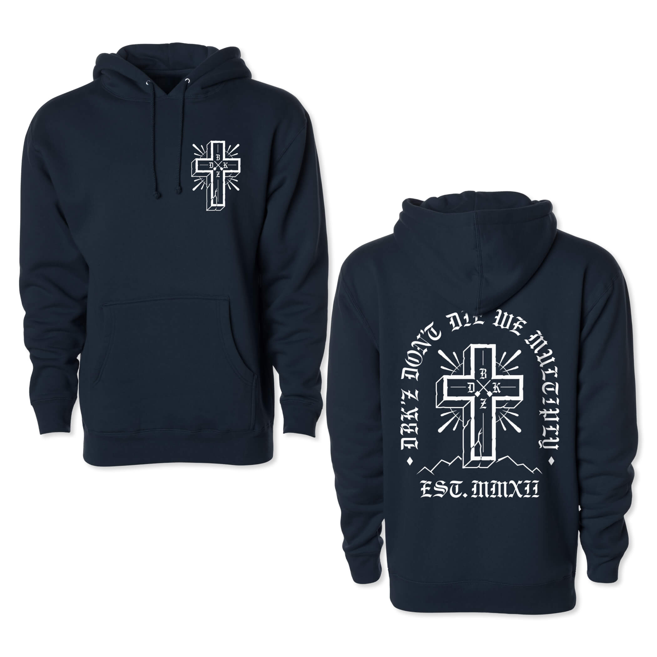 DBK'Z Multiply - Navy Hoodie T-Shirts, Sweatshirt | CoreVibeTees.com (Image 1)