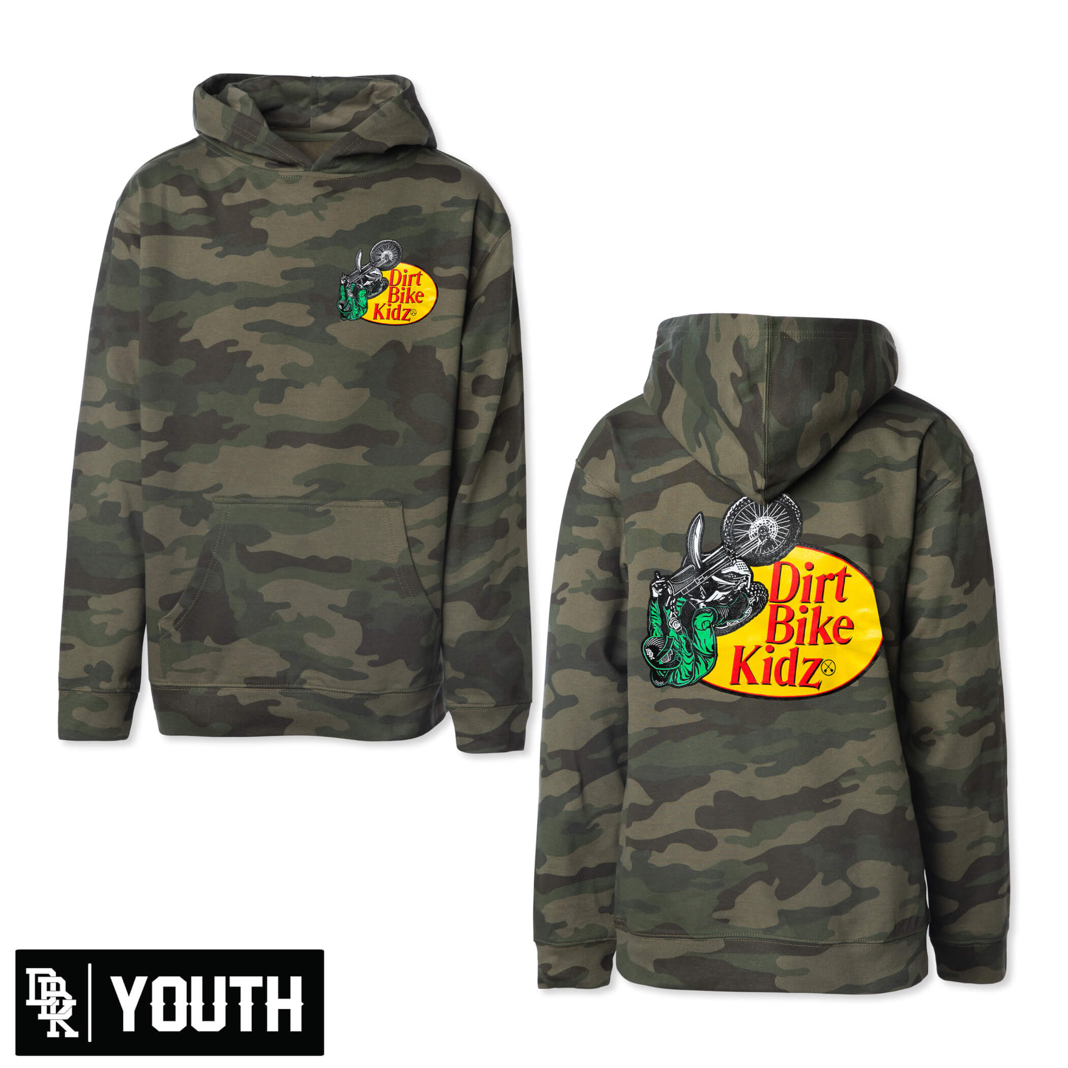 DBK Pro Shop - Camo Youth Hoodie T-Shirts, Sweatshirt | CoreVibeTees.com (Image 1)