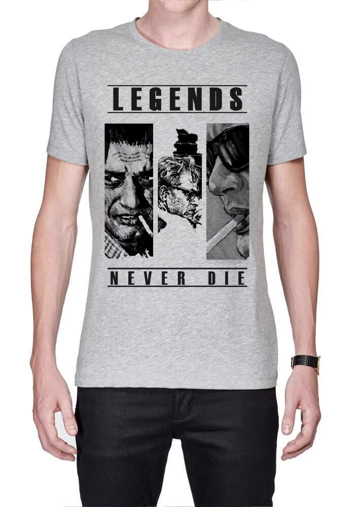 Legends Never Die Grey T-Shirt Hoodie, Sweatshirt | CoreVibeTees.com