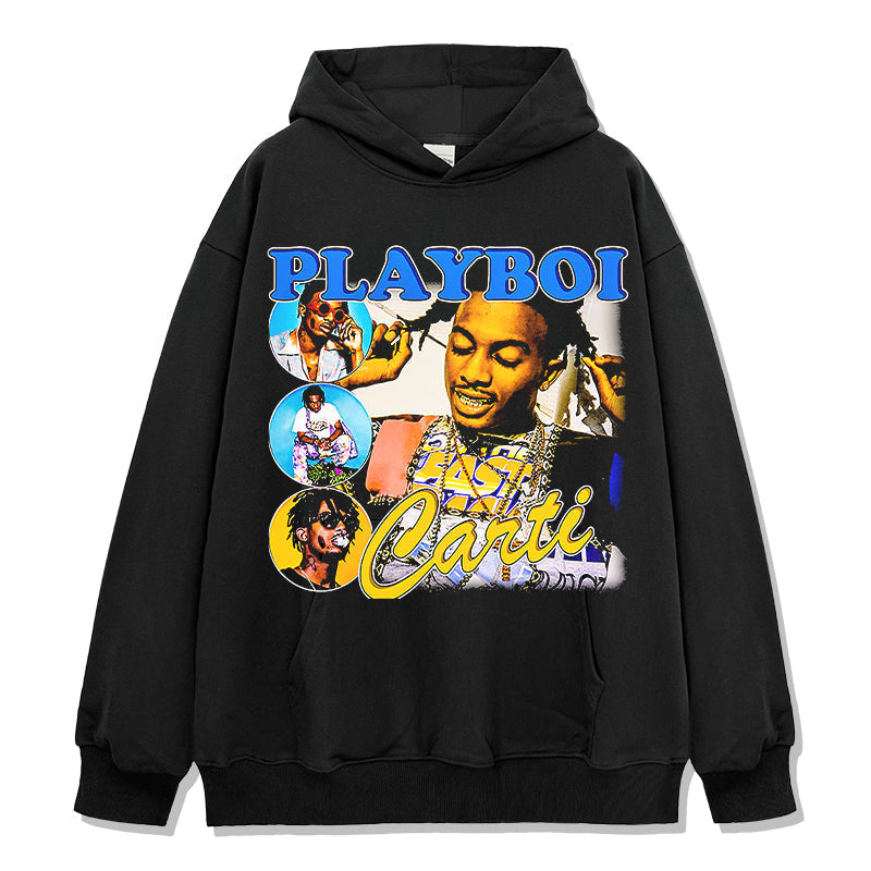 Playboi Carti Hoodie Style002 T-Shirts, Sweatshirt | CoreVibeTees.com (Image 1)