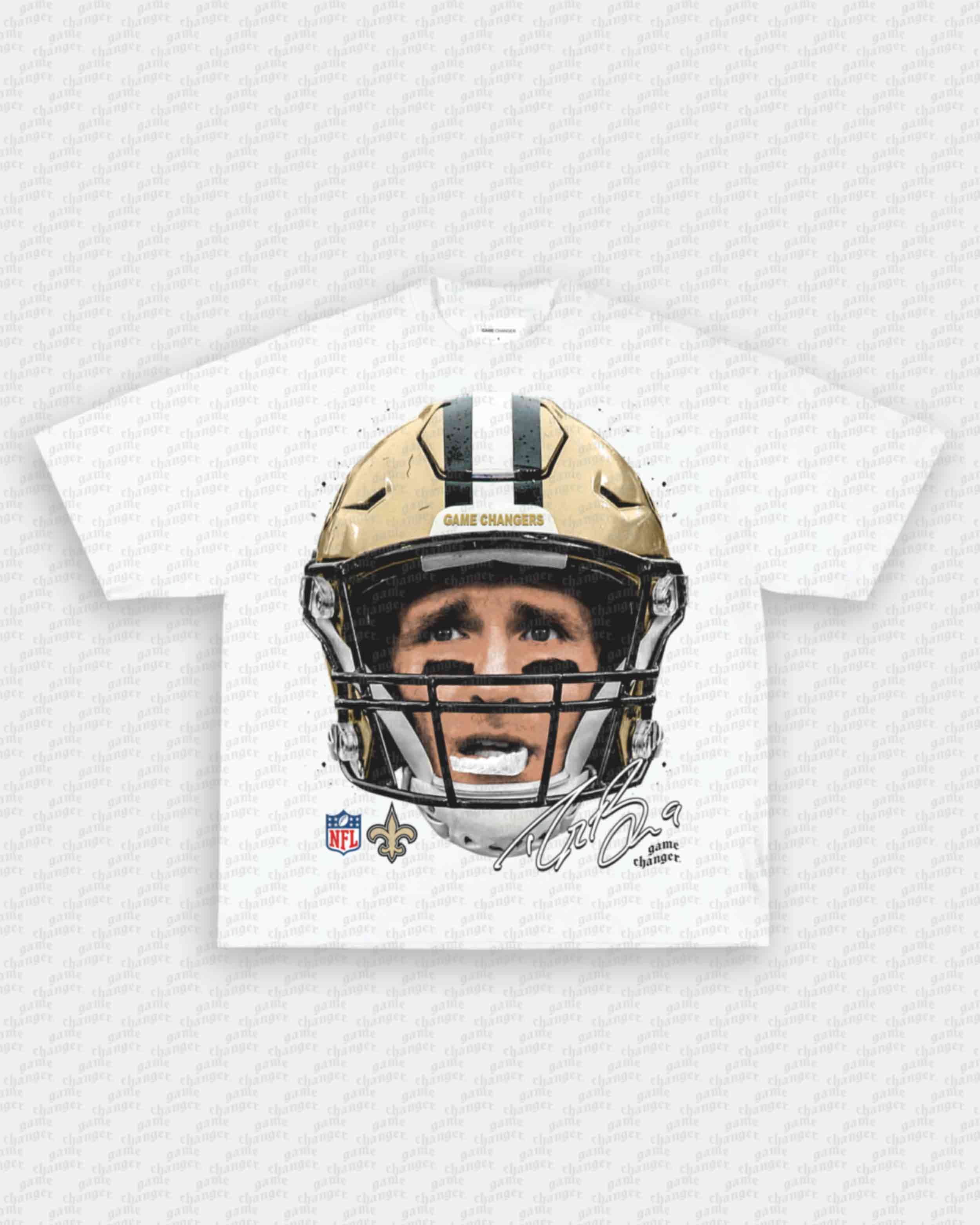 BIG FACE DREW BREES TEE Hoodie, Sweatshirt | CoreVibeTees.com (Image 3)