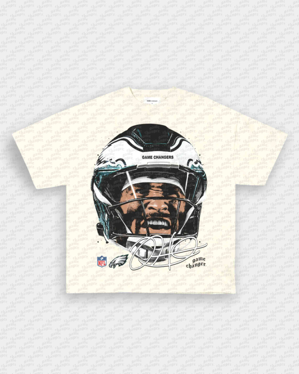 BIG FACE JALEN HURTS TEE Hoodie, Sweatshirt | CoreVibeTees.com (Image 2)