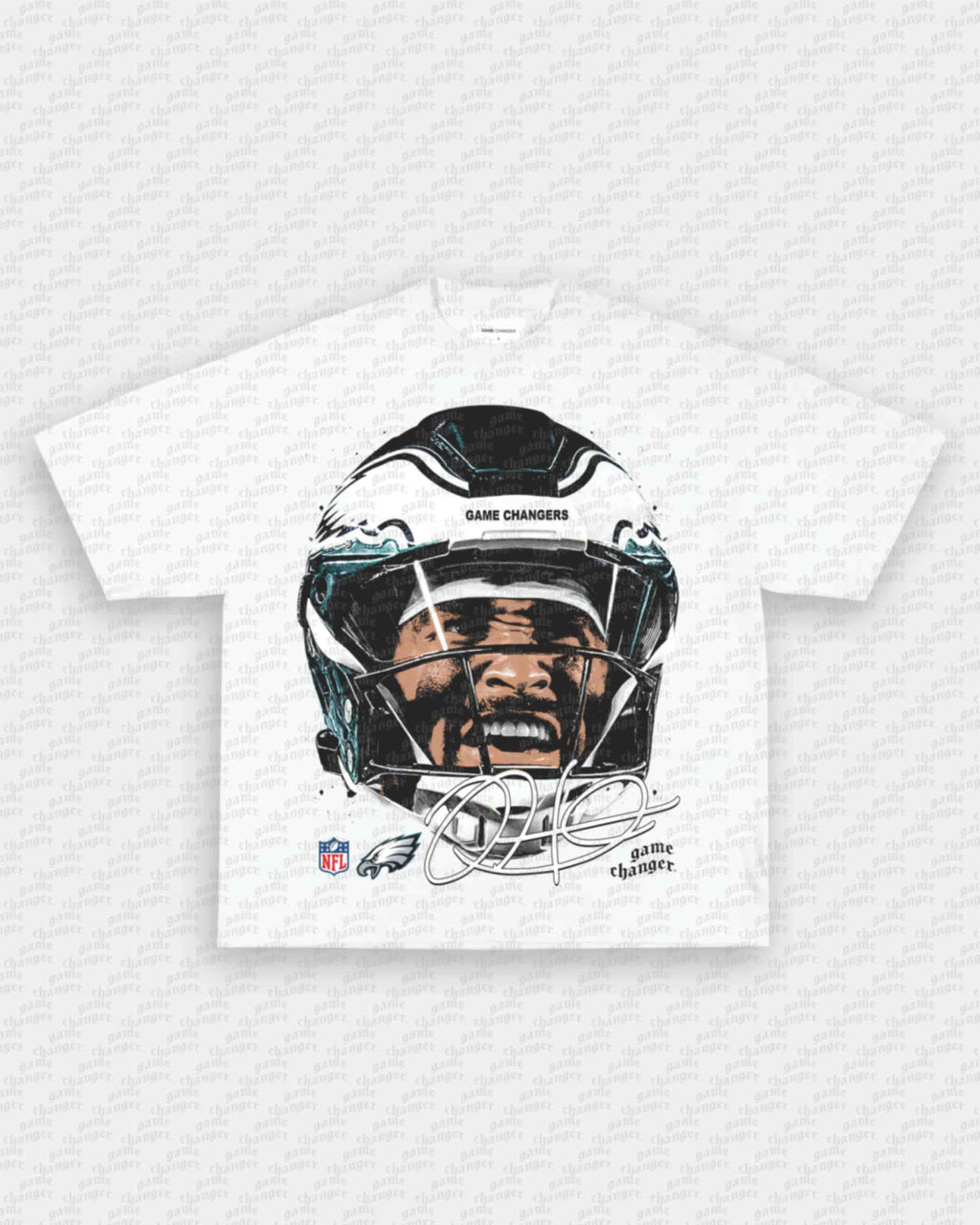 BIG FACE JALEN HURTS TEE Hoodie, Sweatshirt | CoreVibeTees.com (Image 3)