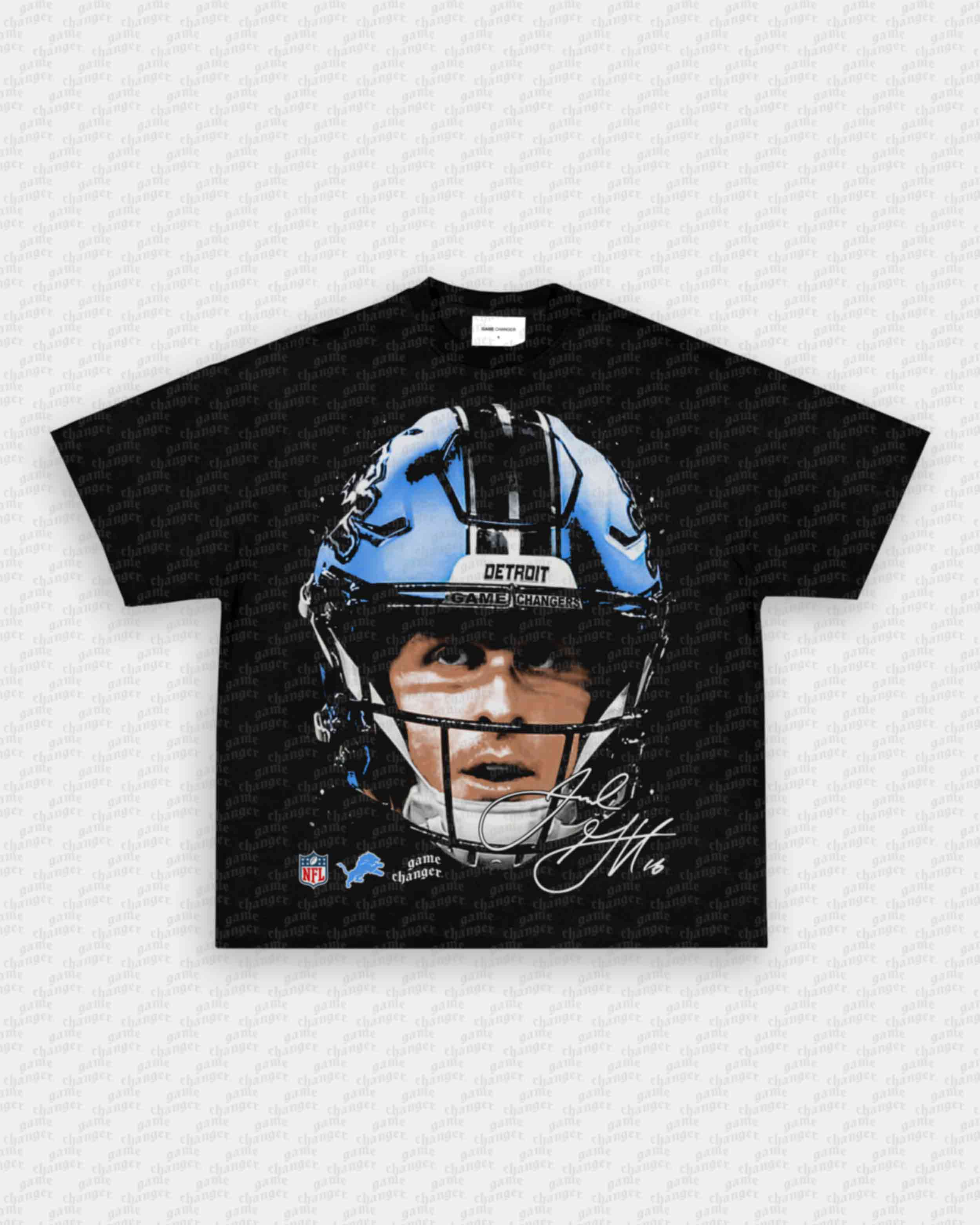 BIG FACE JARED GOFF TEE Hoodie, Sweatshirt | CoreVibeTees.com (Image 5)