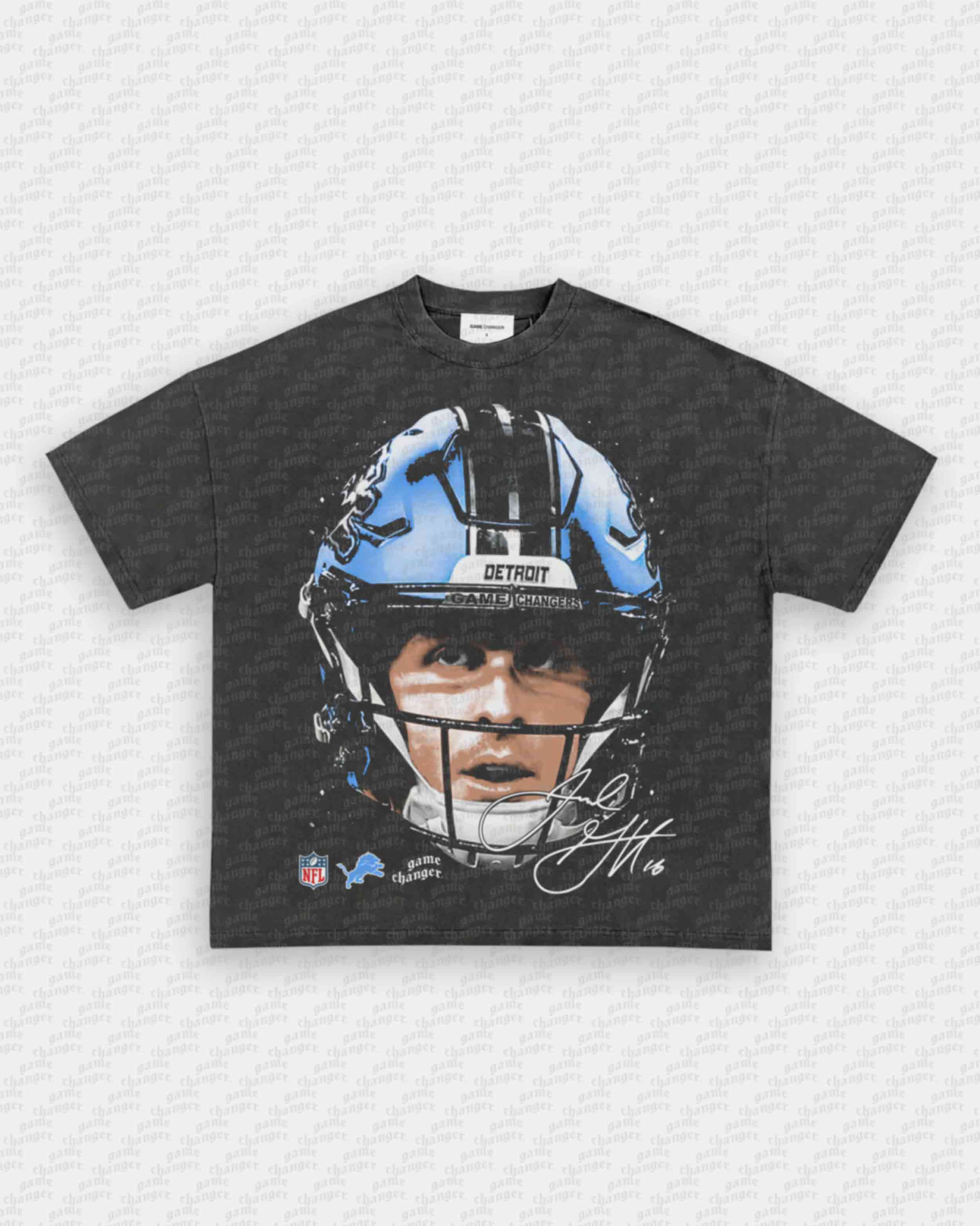 BIG FACE JARED GOFF TEE Hoodie, Sweatshirt | CoreVibeTees.com (Image 1)
