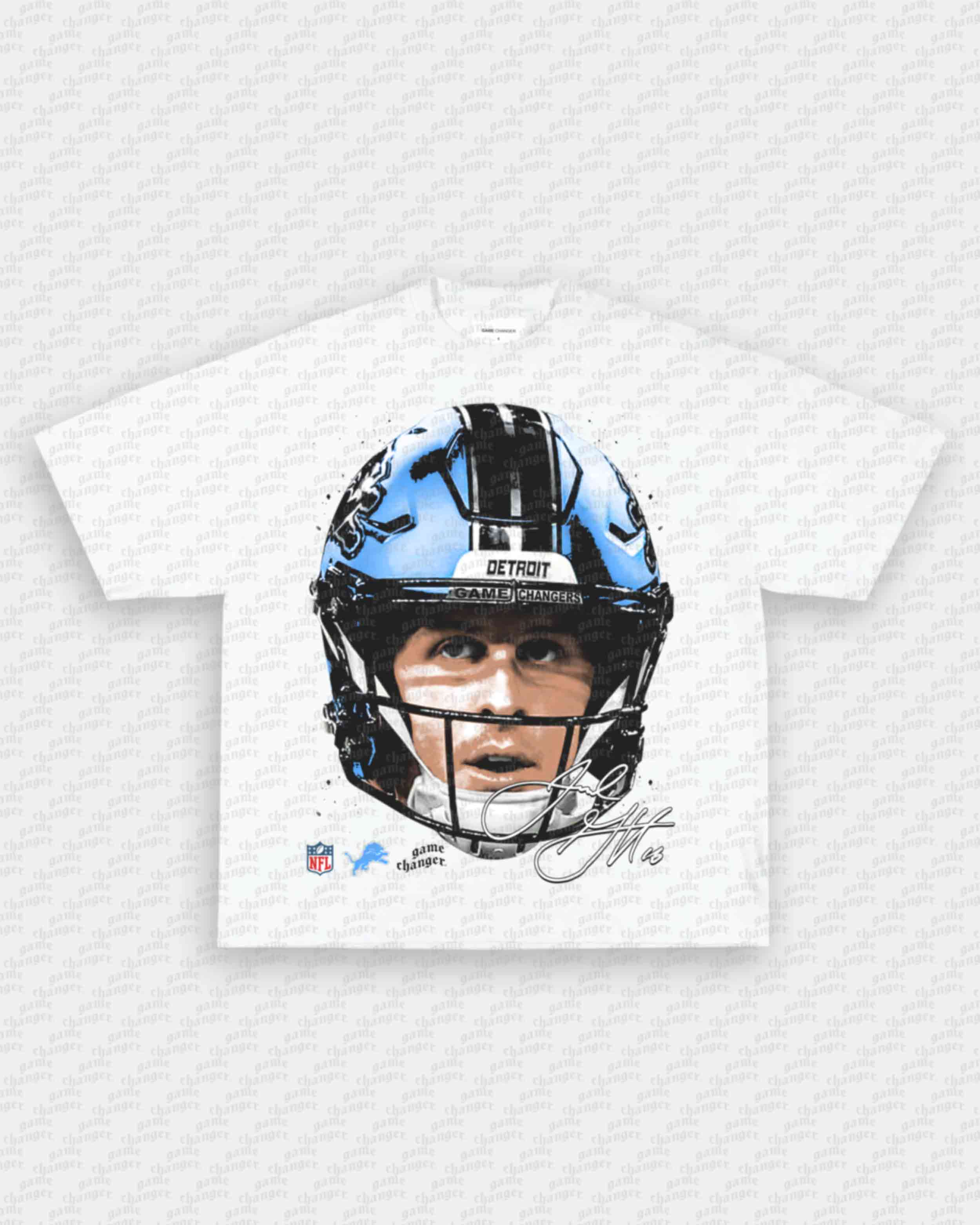 BIG FACE JARED GOFF TEE Hoodie, Sweatshirt | CoreVibeTees.com (Image 4)