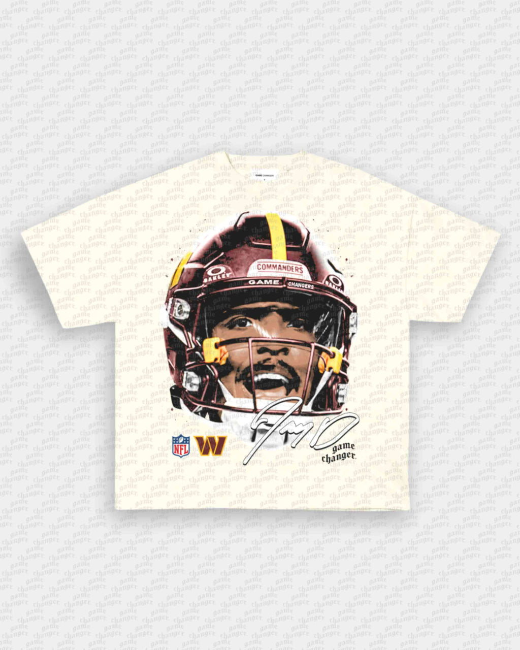 BIG FACE JAYDEN DANIELS TEE Hoodie, Sweatshirt | CoreVibeTees.com (Image 2)