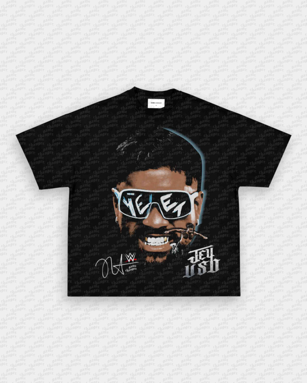 BIG FACE JEY USO TEE Hoodie, Sweatshirt | CoreVibeTees.com (Image 1)