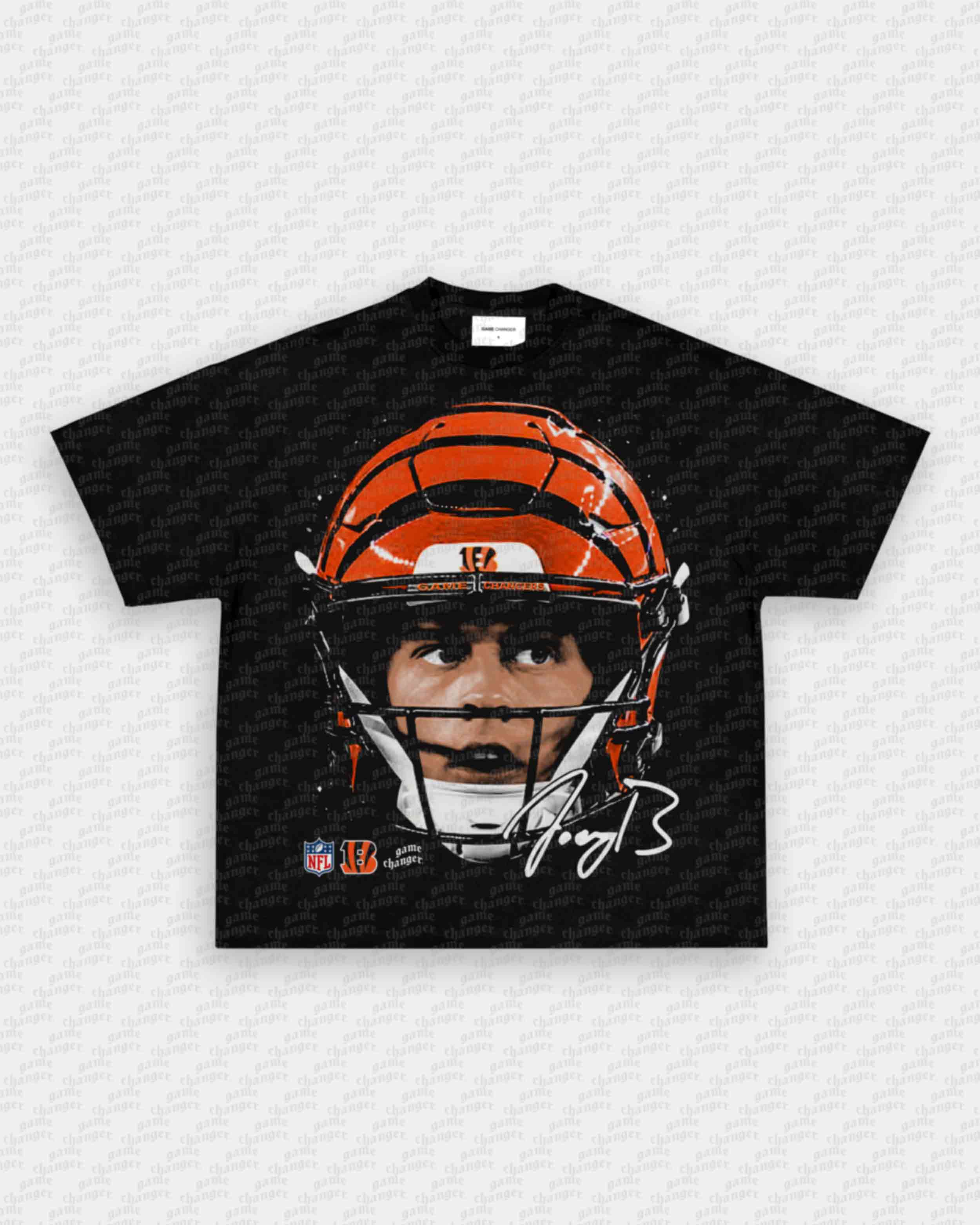 BIG FACE JOE BURROW TEE Hoodie, Sweatshirt | CoreVibeTees.com (Image 1)