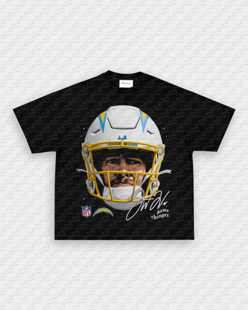 BIG FACE JUSTIN HERBERT TEE Hoodie, Sweatshirt | CoreVibeTees.com (Image 5)