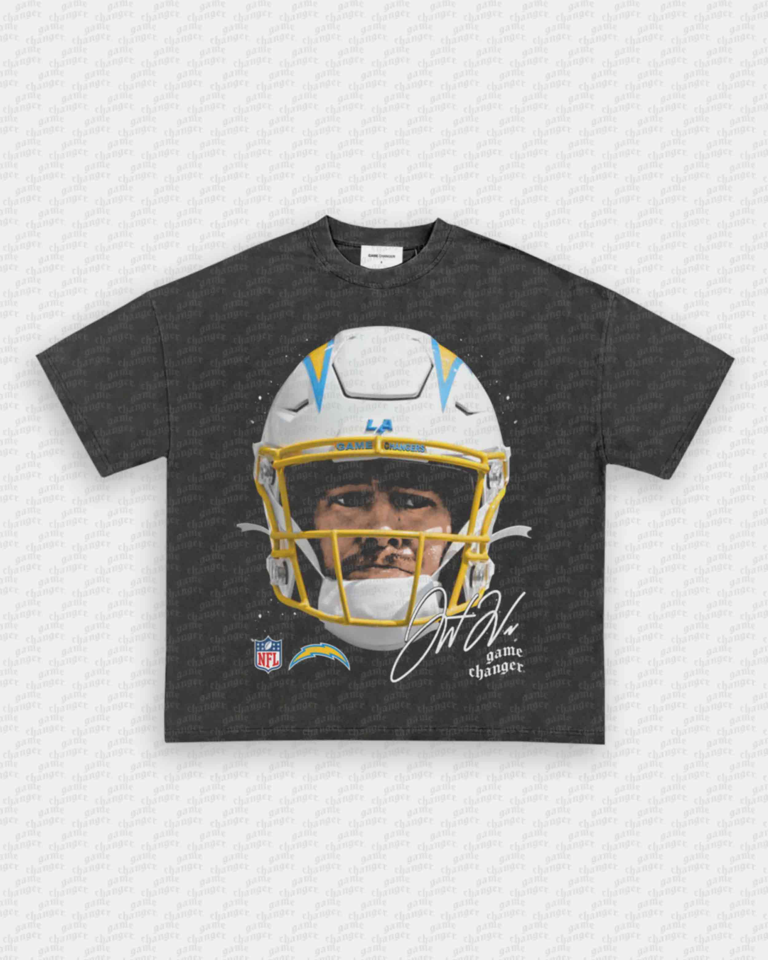 BIG FACE JUSTIN HERBERT TEE Hoodie, Sweatshirt | CoreVibeTees.com (Image 4)