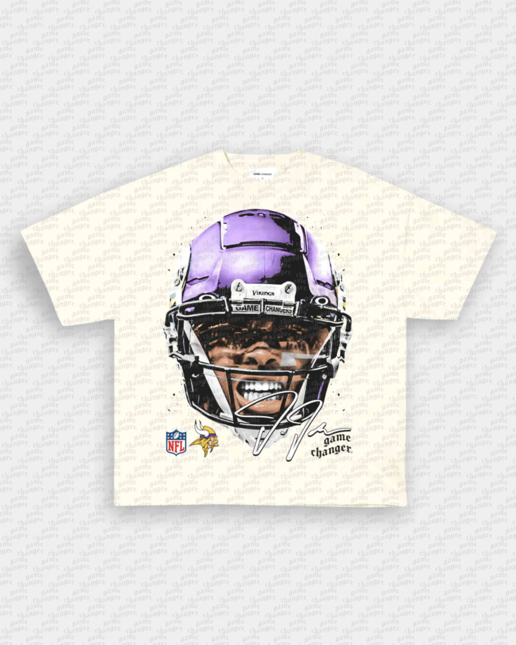 BIG FACE JUSTIN JEFFERSON TEE Hoodie, Sweatshirt | CoreVibeTees.com (Image 3)