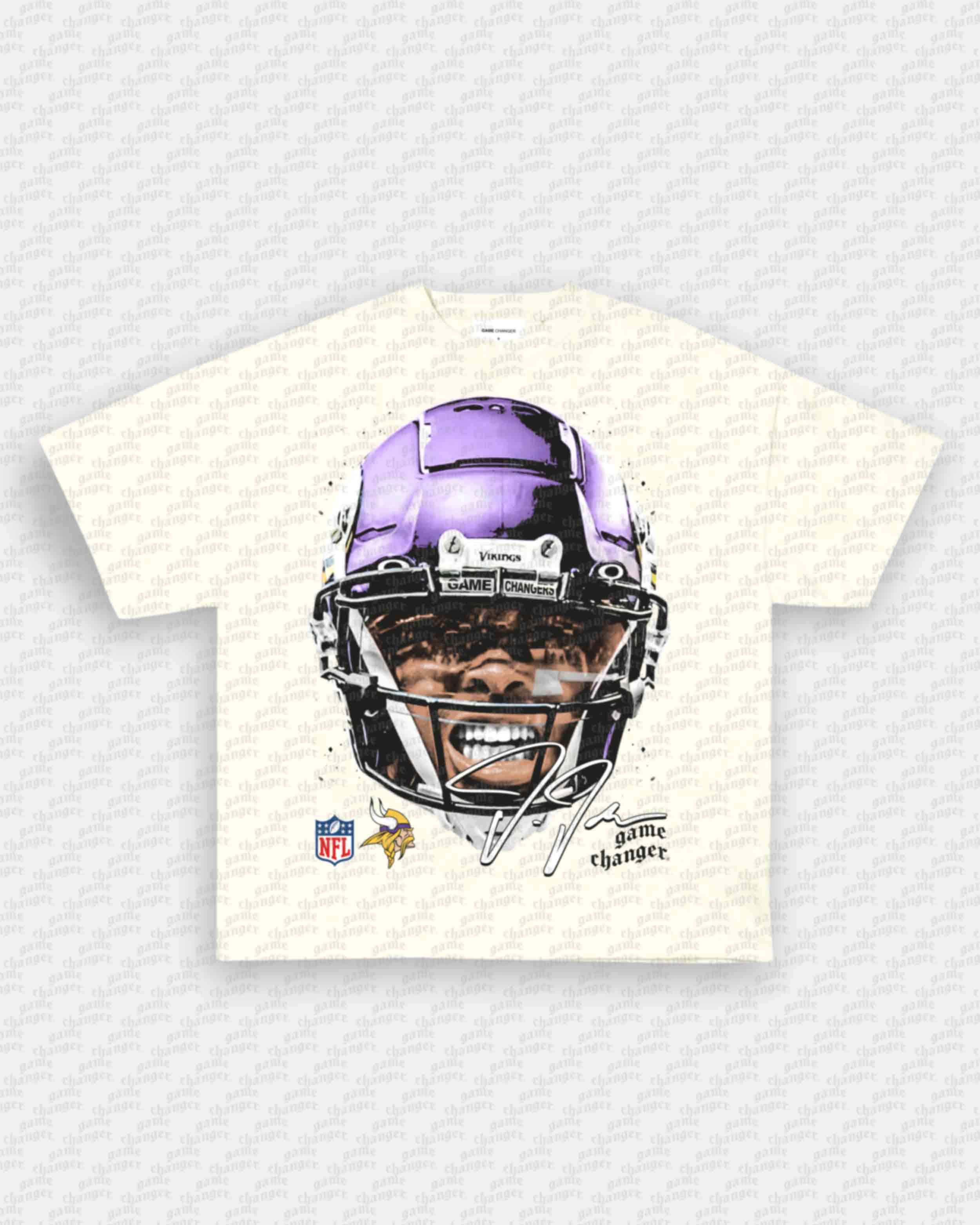 BIG FACE JUSTIN JEFFERSON TEE Hoodie, Sweatshirt | CoreVibeTees.com (Image 3)