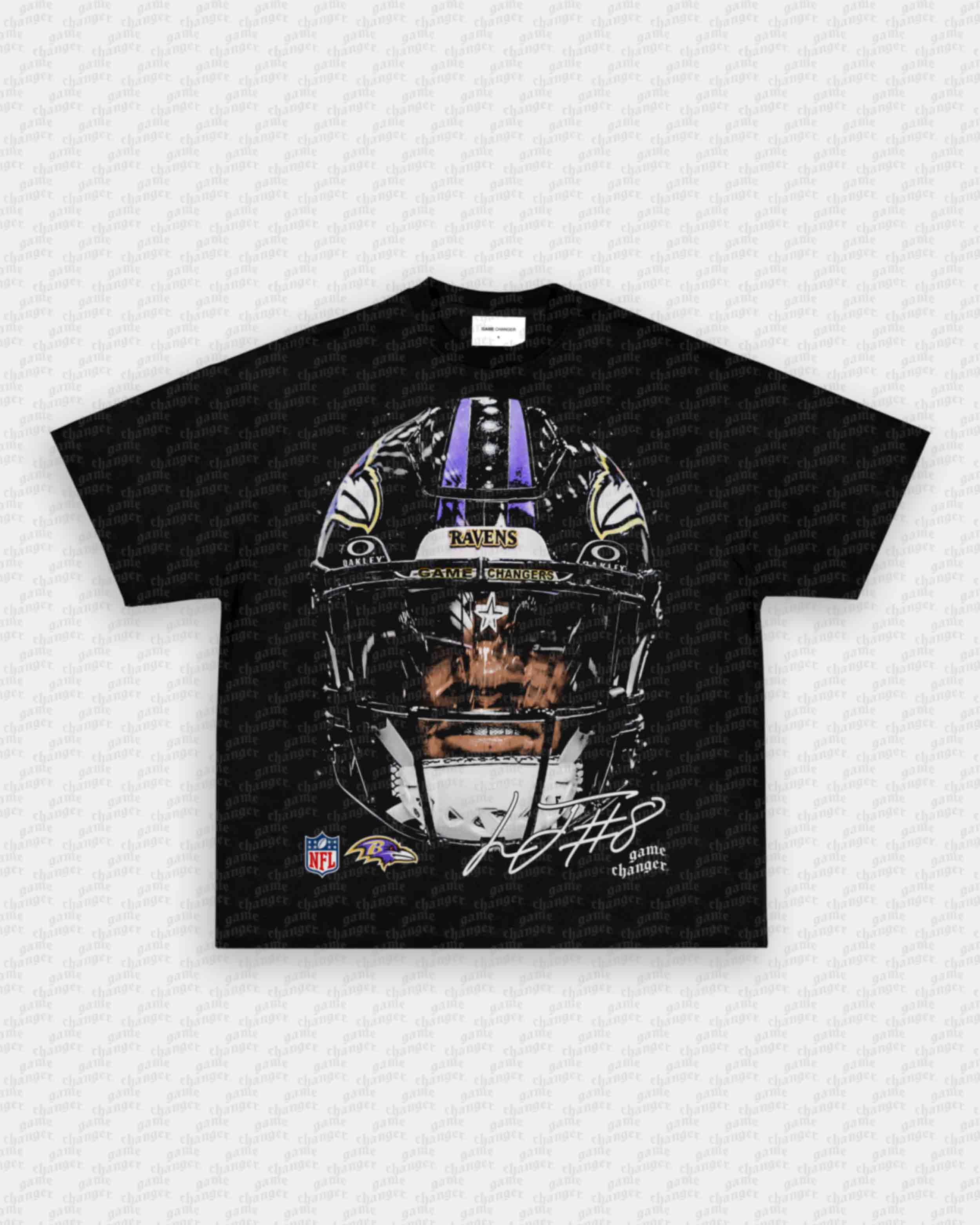 BIG FACE LAMAR JACKSON TEE Hoodie, Sweatshirt | CoreVibeTees.com (Image 1)