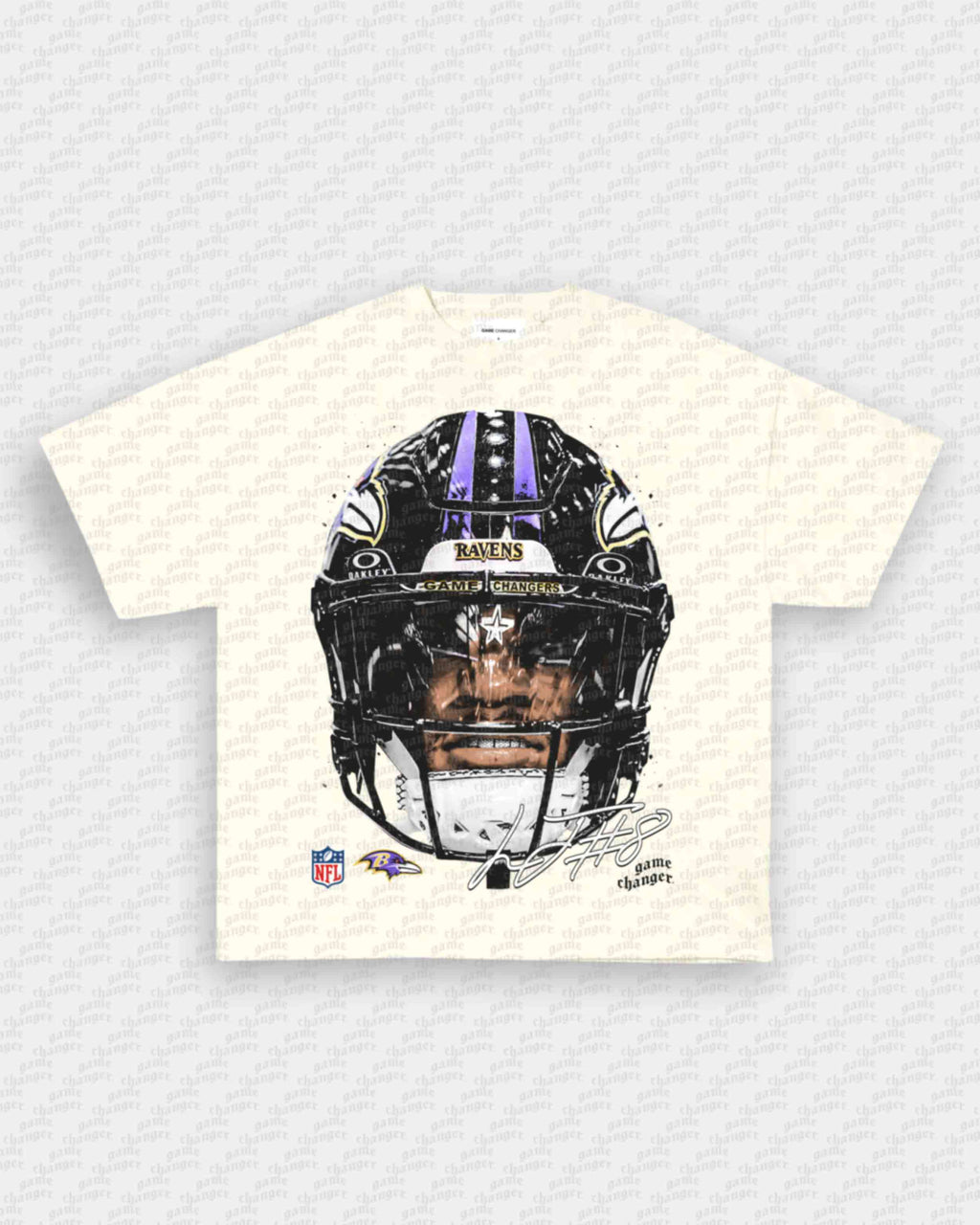 BIG FACE LAMAR JACKSON TEE Hoodie, Sweatshirt | CoreVibeTees.com (Image 2)