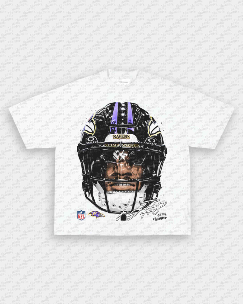 BIG FACE LAMAR JACKSON TEE Hoodie, Sweatshirt | CoreVibeTees.com (Image 3)