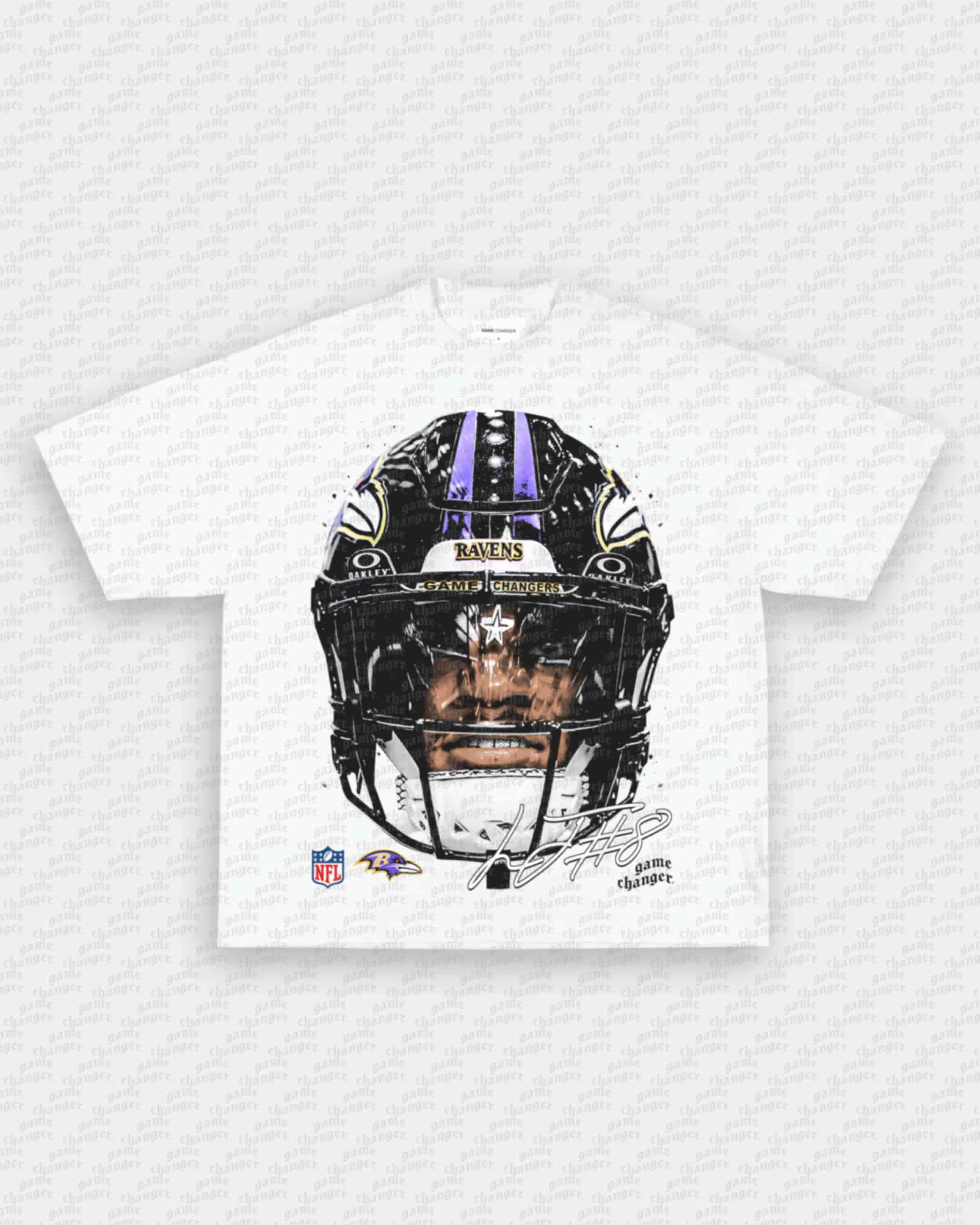 BIG FACE LAMAR JACKSON TEE Hoodie, Sweatshirt | CoreVibeTees.com (Image 3)