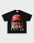 BIG FACE MIKE TROUT TEE Hoodie, Sweatshirt | CoreVibeTees.com (Image 1)
