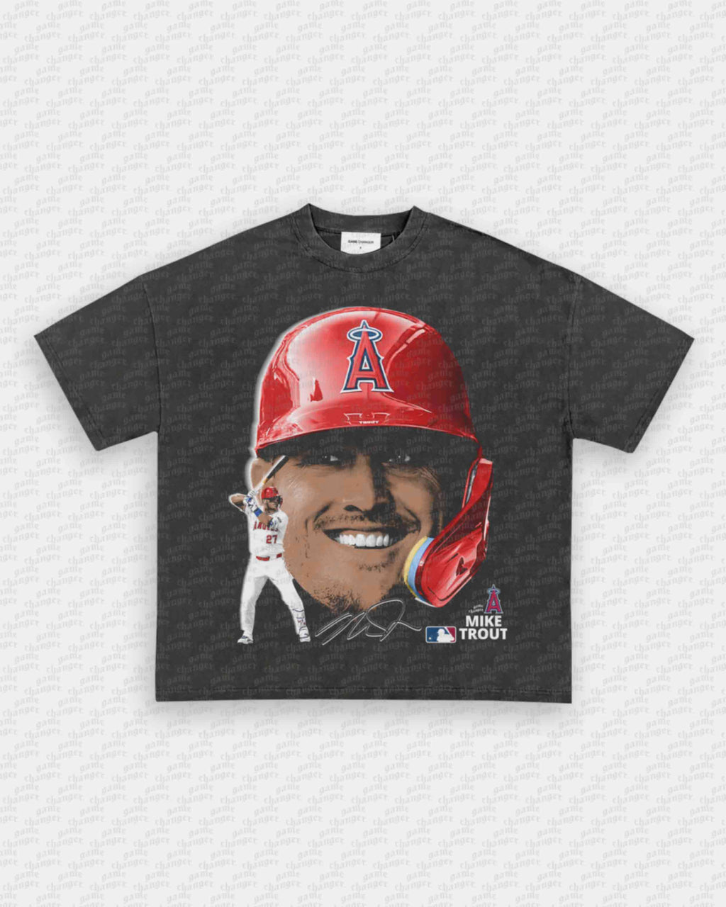 BIG FACE MIKE TROUT TEE Hoodie, Sweatshirt | CoreVibeTees.com (Image 2)