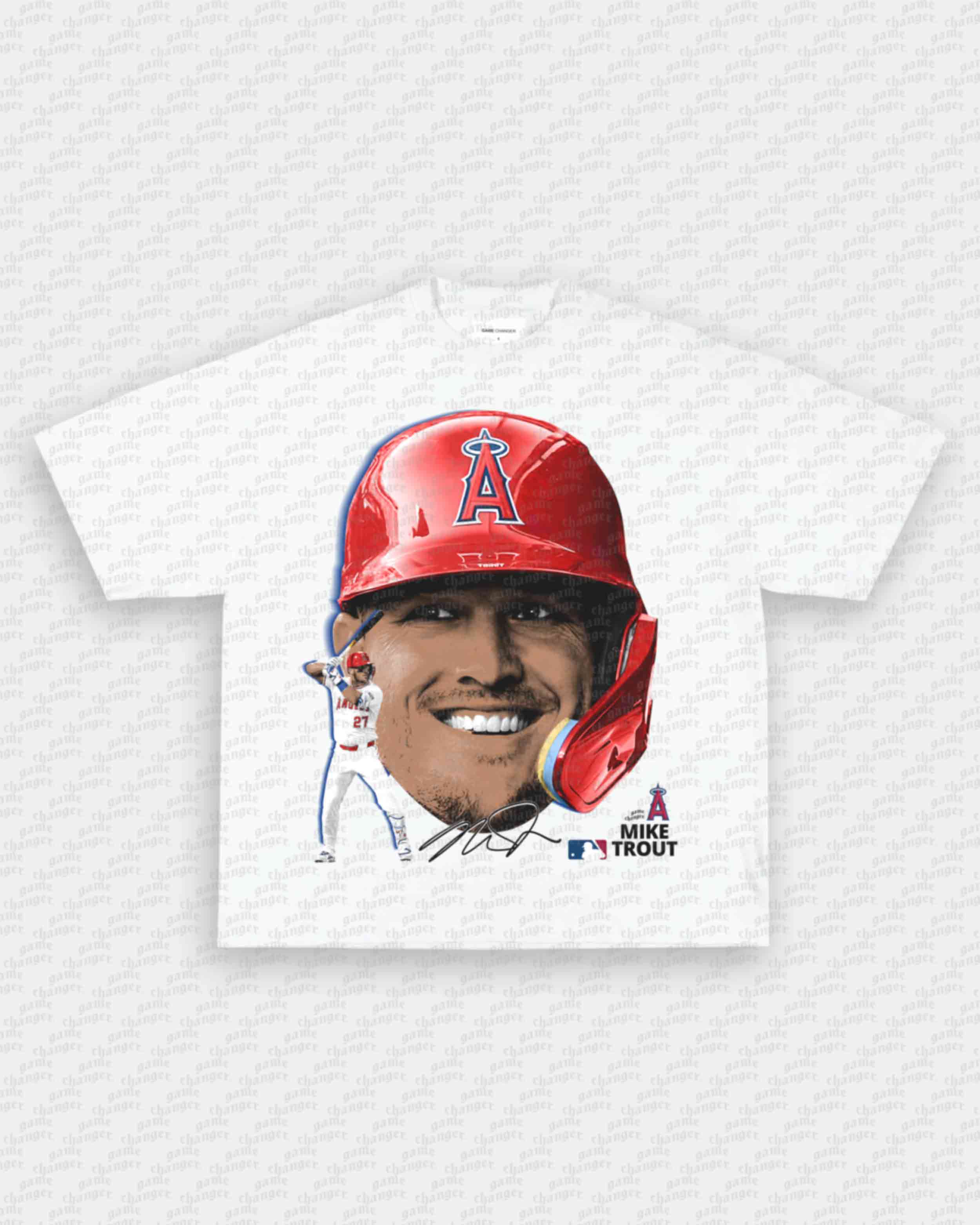 BIG FACE MIKE TROUT TEE Hoodie, Sweatshirt | CoreVibeTees.com (Image 3)