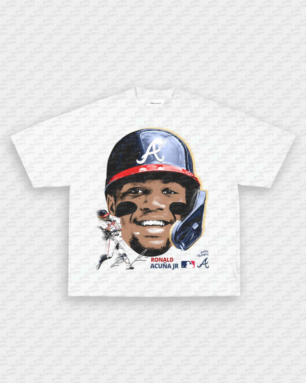BIG FACE RONALD ACUNA TEE Hoodie, Sweatshirt | CoreVibeTees.com (Image 2)
