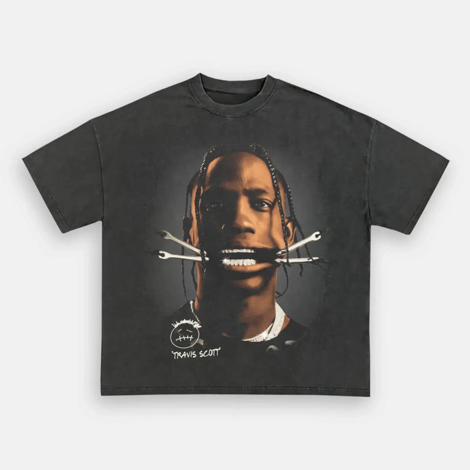 BIG FACE TRAVIS SCOTT TEE Hoodie, Sweatshirt | CoreVibeTees.com (Image 1)