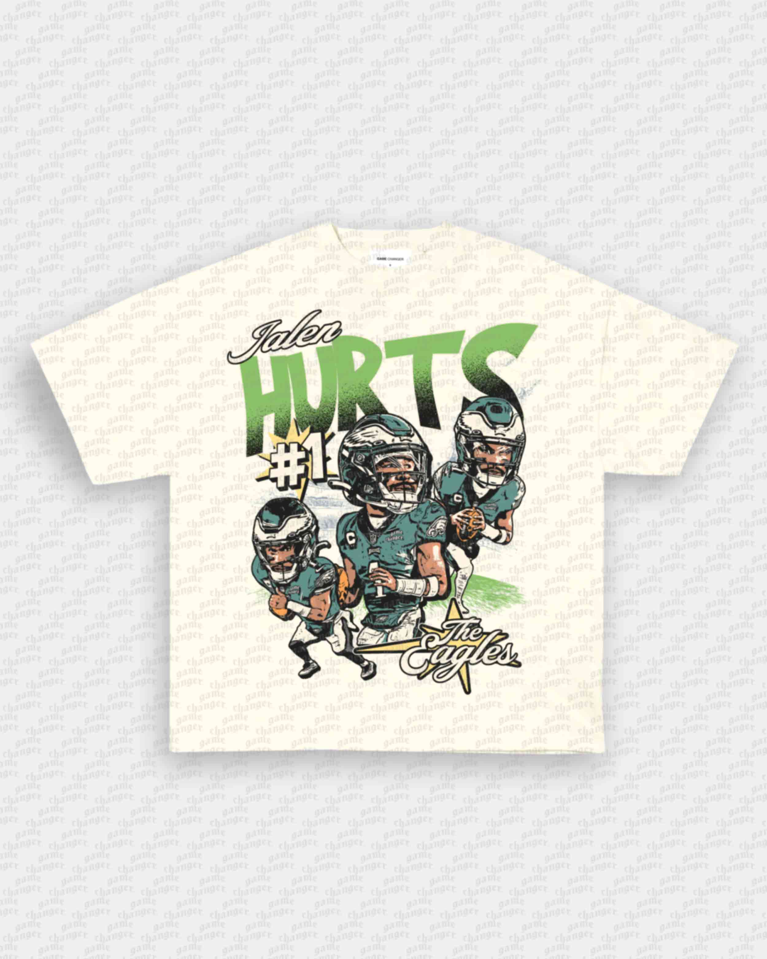 BIG HEAD JALEN HURTS TEE Hoodie, Sweatshirt | CoreVibeTees.com (Image 2)
