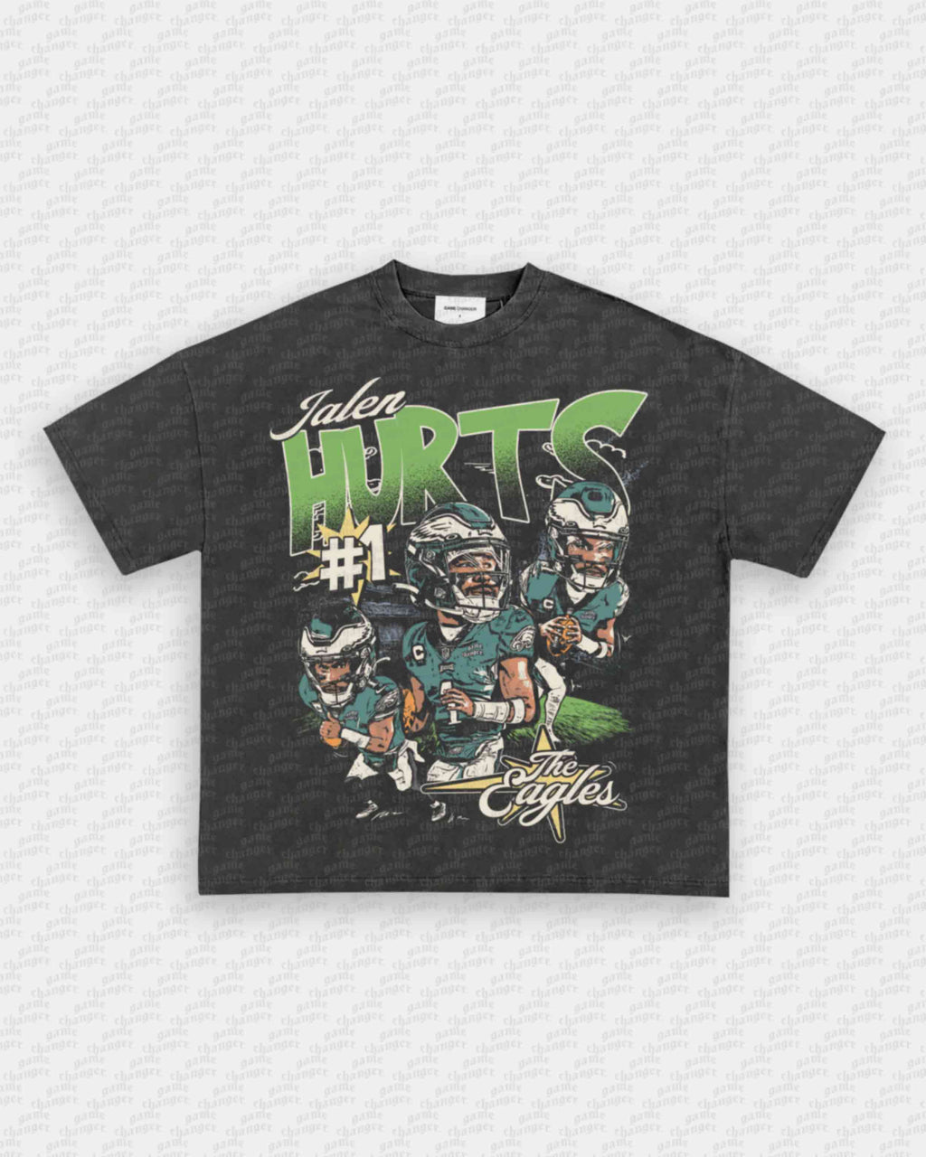BIG HEAD JALEN HURTS TEE Hoodie, Sweatshirt | CoreVibeTees.com (Image 4)