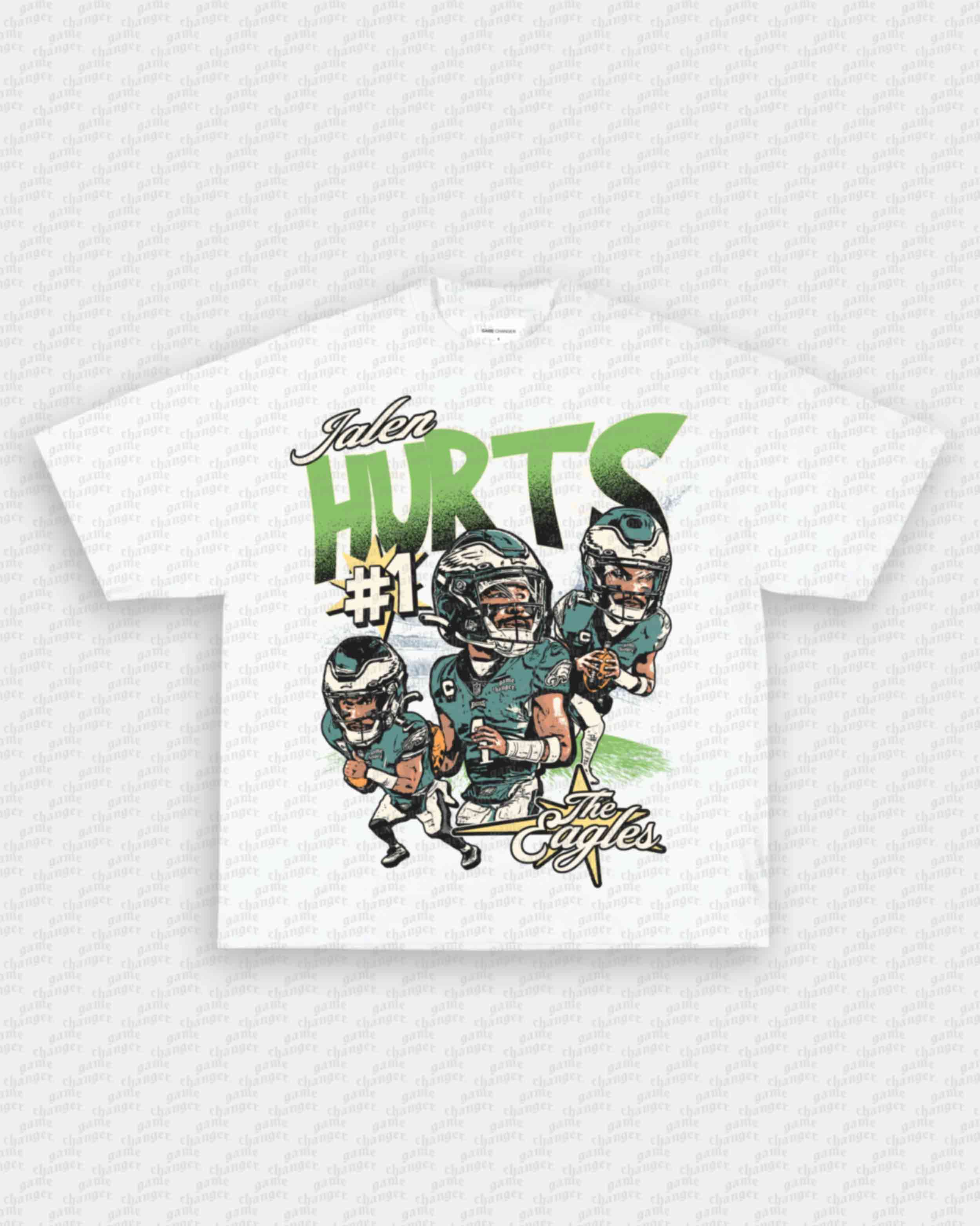 BIG HEAD JALEN HURTS TEE Hoodie, Sweatshirt | CoreVibeTees.com (Image 3)