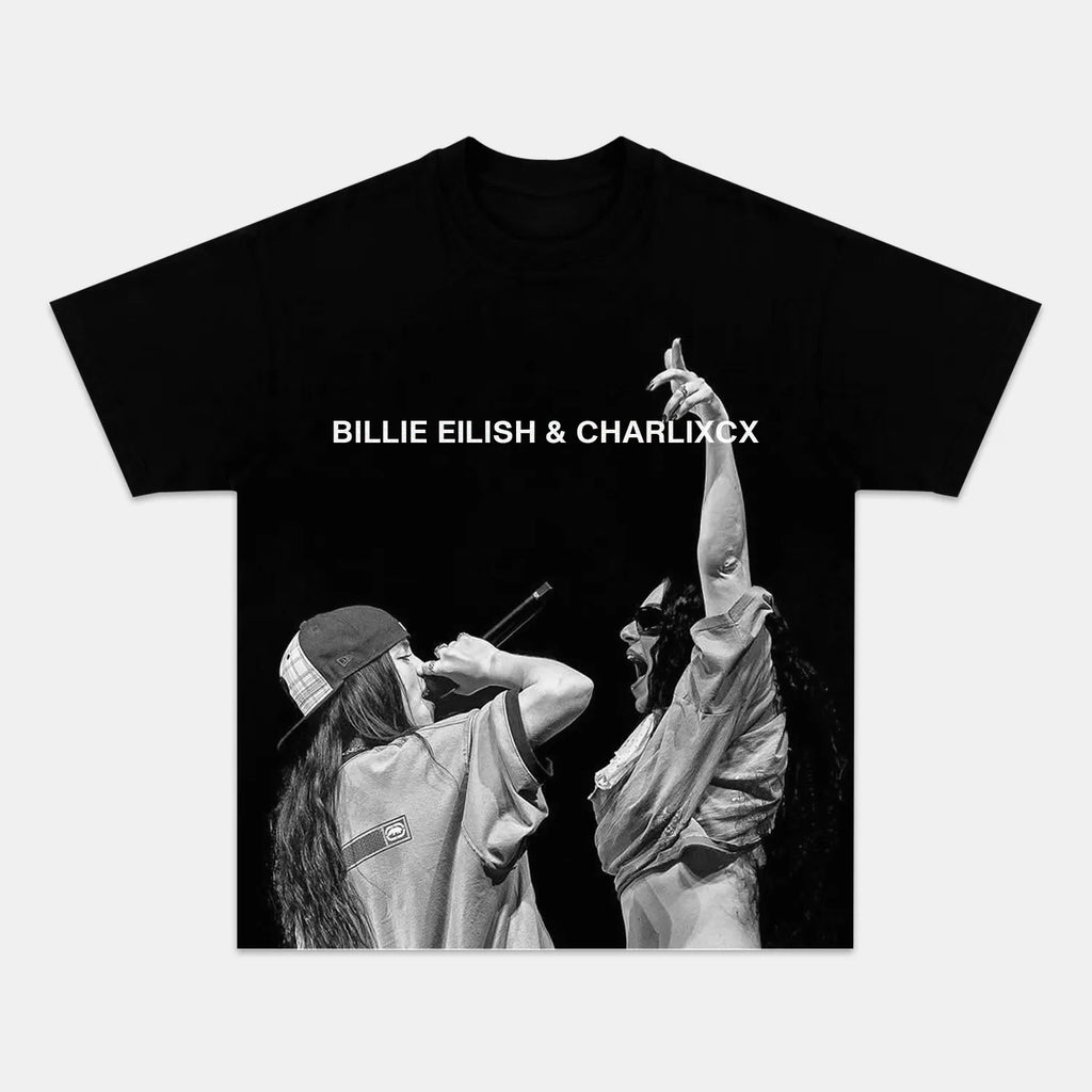 BILLIE EILISH & CHARLIXCX TEE Hoodie, Sweatshirt | CoreVibeTees.com (Image 3)
