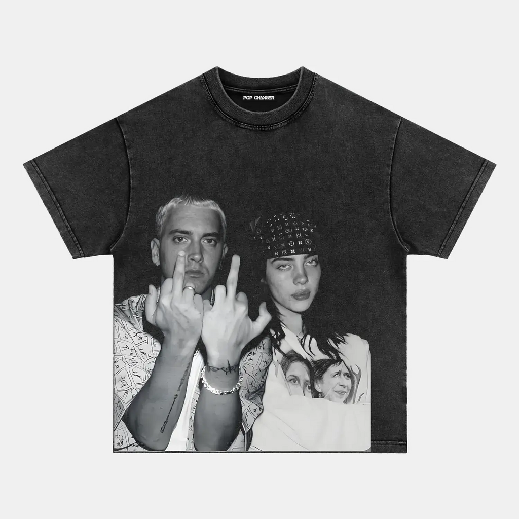 BILLIE EILISH & EMINEM TEE Style001 Hoodie, Sweatshirt | CoreVibeTees.com (Image 2)