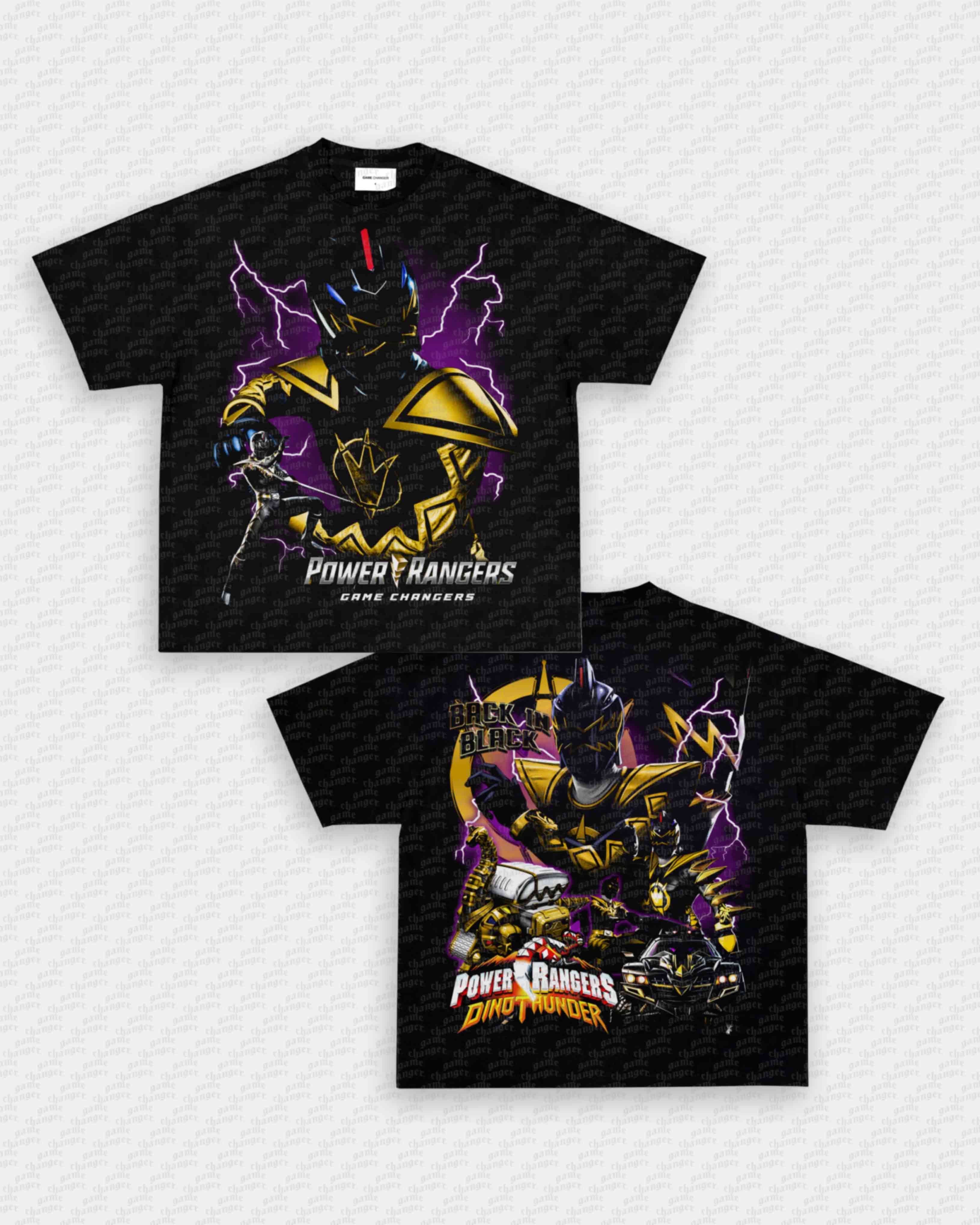 BLACK DINO RANGER V2 TEE - [DS] Hoodie, Sweatshirt | CoreVibeTees.com (Image 3)