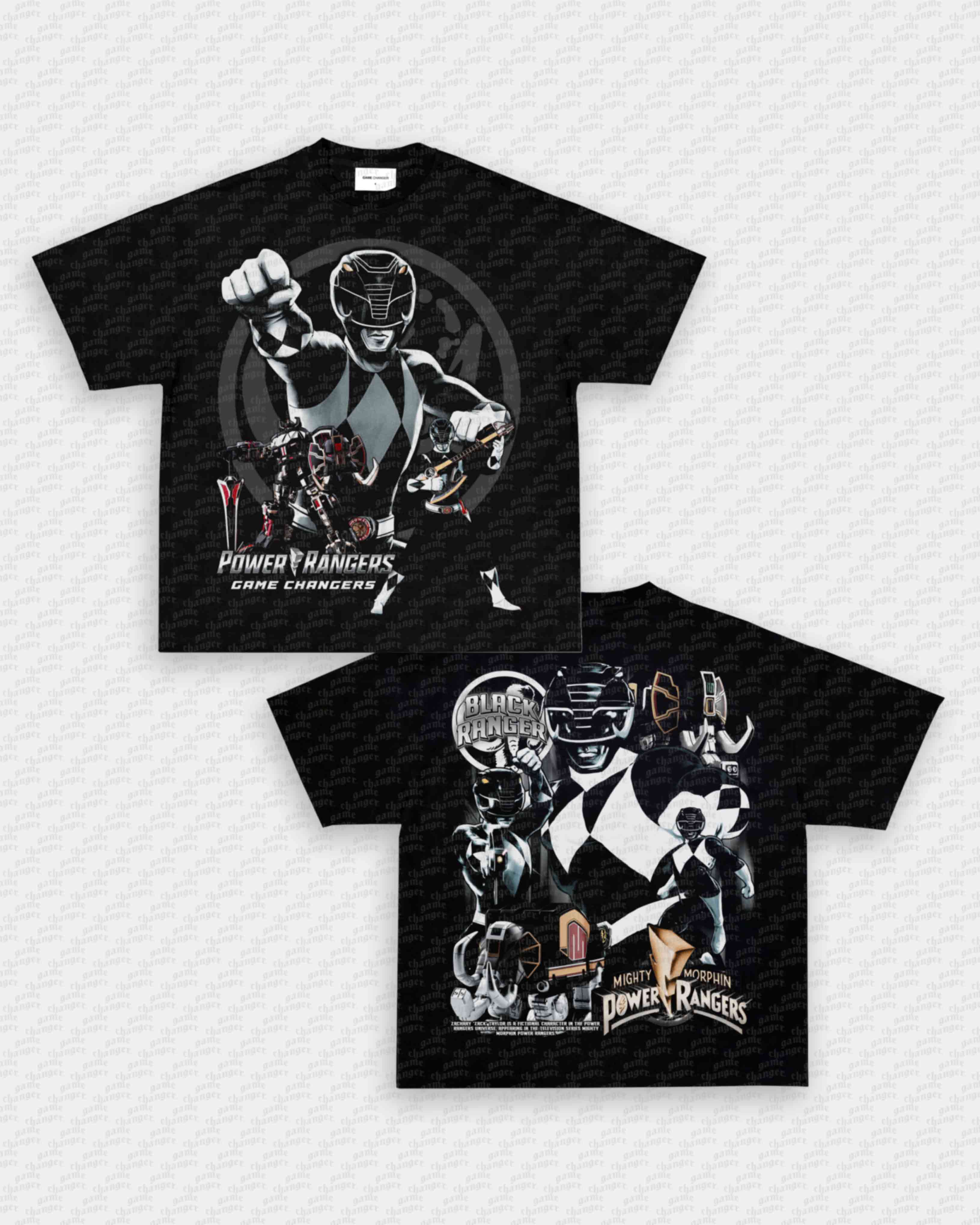 BLACK RANGER V2 TEE - [DS] Hoodie, Sweatshirt | CoreVibeTees.com (Image 1)