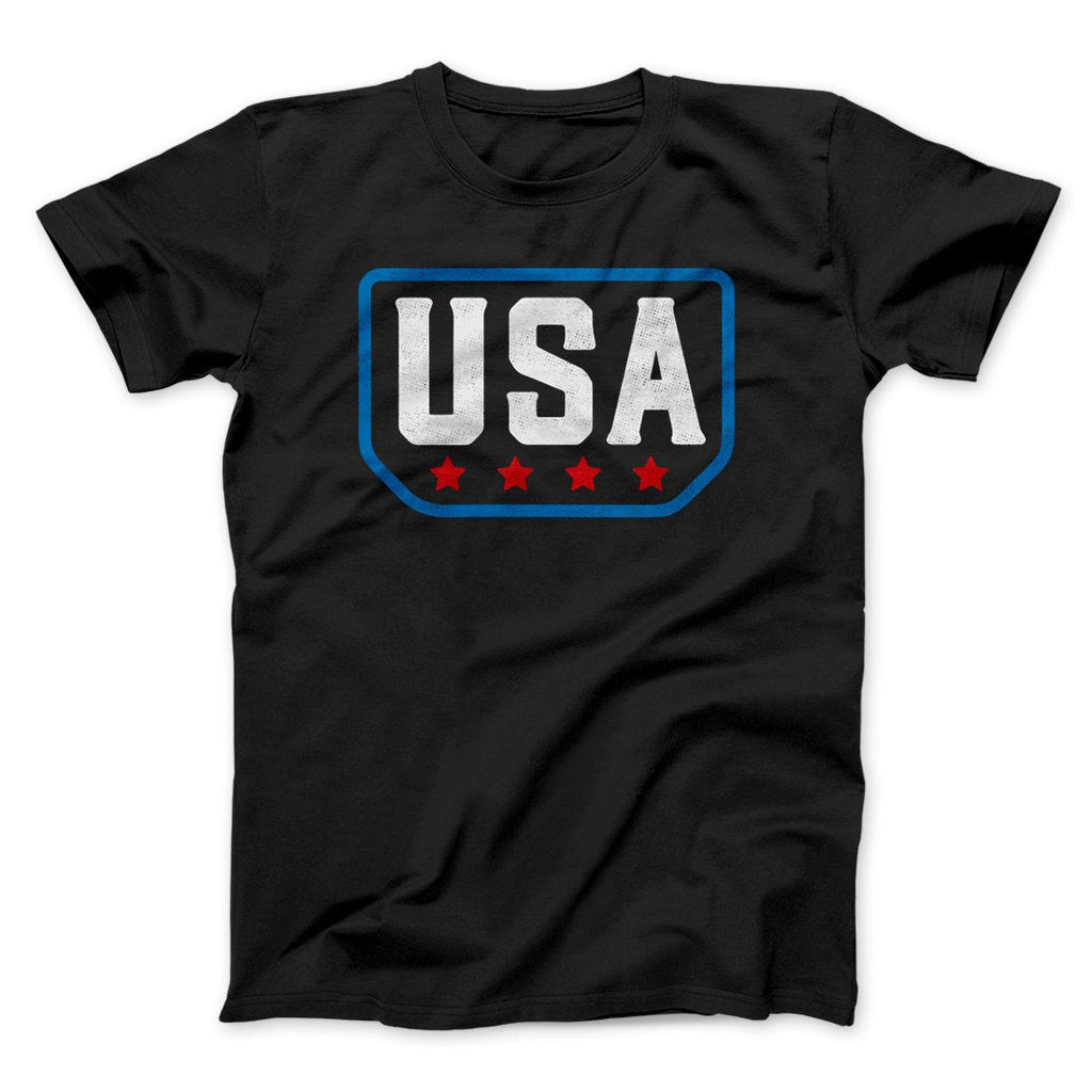 USA Badge Logo Men/Unisex T-Shirt Hoodie, Sweatshirt | CoreVibeTees.com (Image 2)