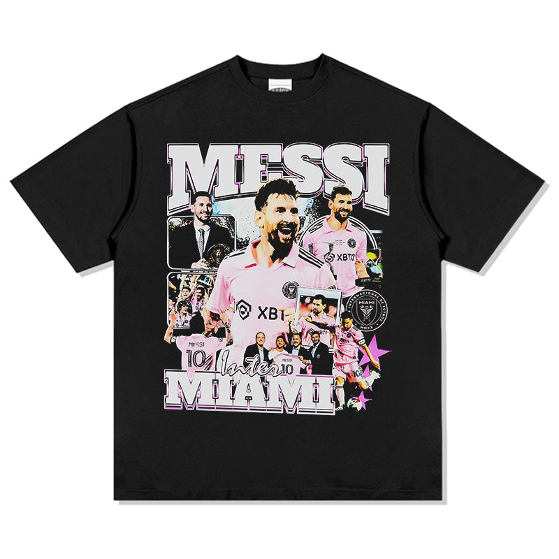 Inter Miami By Messi Tee Hoodie, Sweatshirt | CoreVibeTees.com (Image 1)