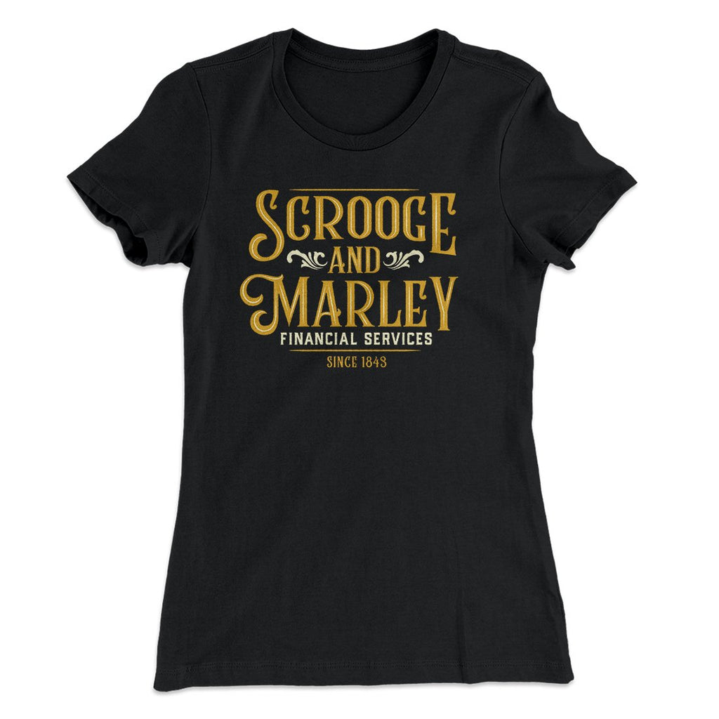 Scrooge & Marley Financial Services Women's T-Shirt Hoodie, Sweatshirt | CoreVibeTees.com (Image 1)