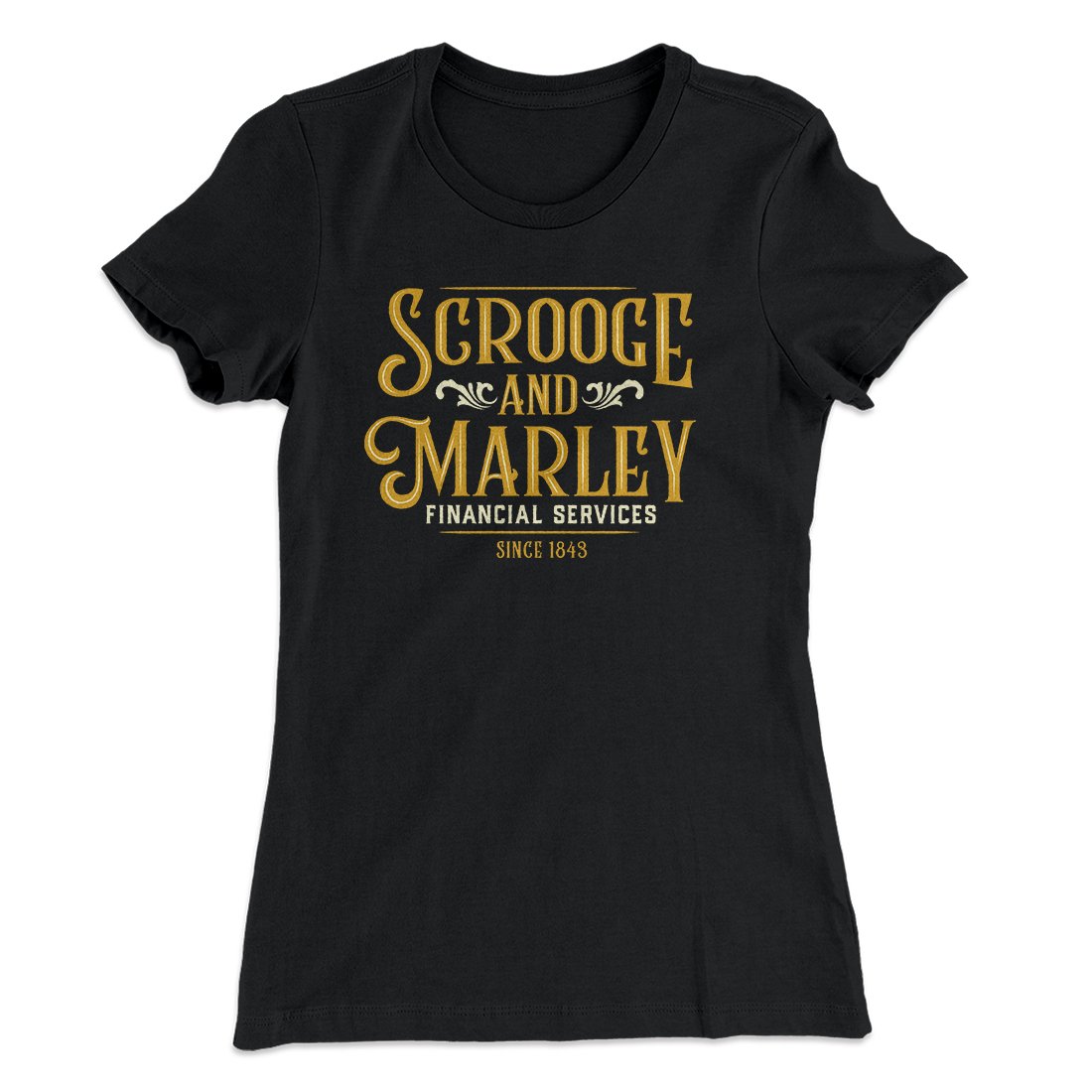 Scrooge & Marley Financial Services Women's T-Shirt Hoodie, Sweatshirt | CoreVibeTees.com (Image 1)