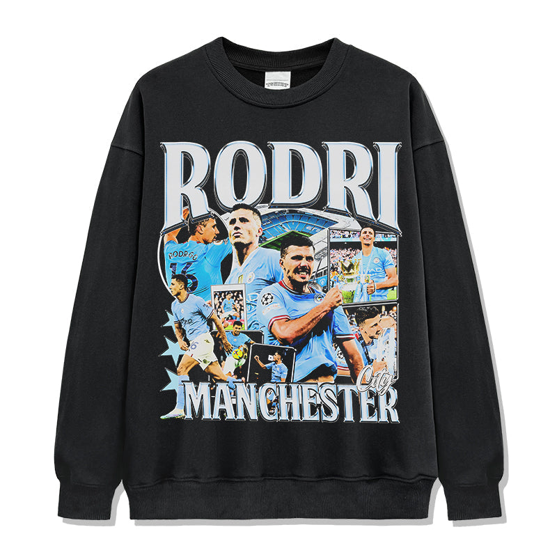 Manchester By Rodri Sweatshirt T-Shirts, Hoodie | CoreVibeTees.com (Image 1)