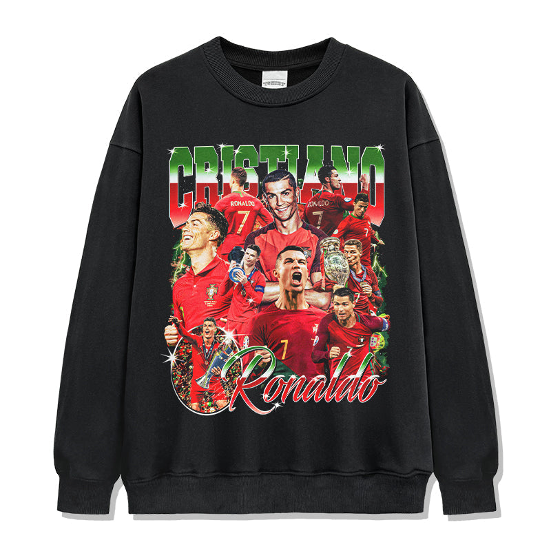Cristiano Ronaldo Sweatshirt Style001 T-Shirts, Hoodie | CoreVibeTees.com (Image 1)