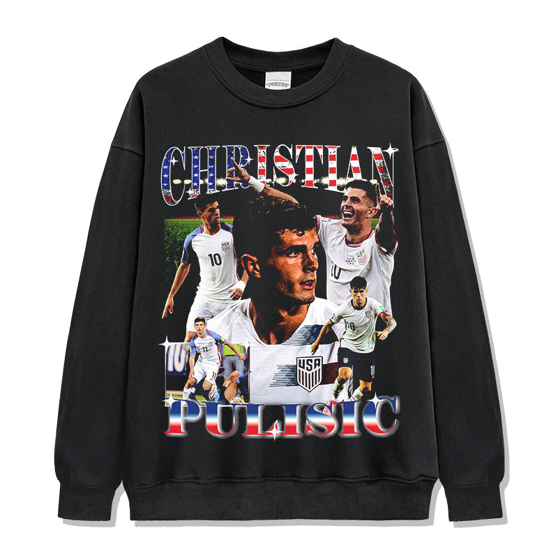 Christian Pulisic Sweatshirt T-Shirts, Hoodie | CoreVibeTees.com (Image 1)