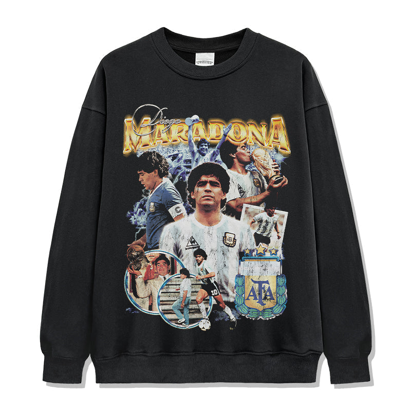 Diego Maradona â€œSignatureâ€ Sweatshirt T-Shirts, Hoodie | CoreVibeTees.com (Image 1)