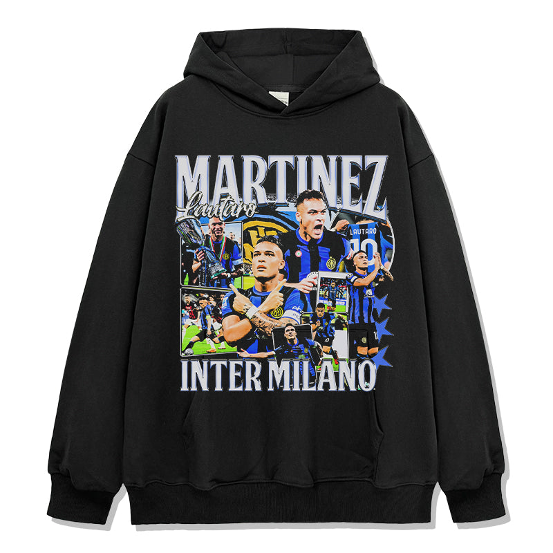 Inter Milano By Lautaro Martinez Hoodie T-Shirts, Sweatshirt | CoreVibeTees.com (Image 1)